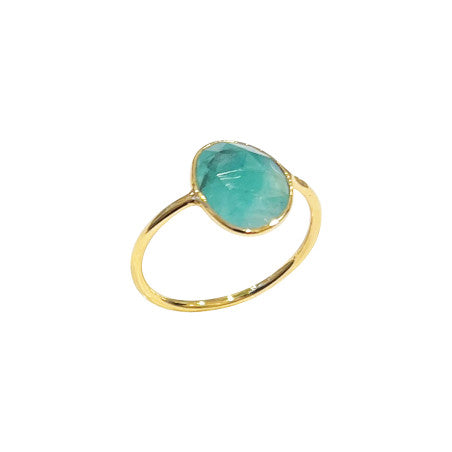 Sophie Deschamps Anahita Ring - Emerald Jewelry - Sloane Boutique