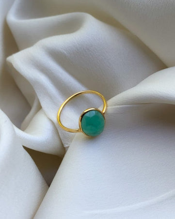 Sophie Deschamps Anahita Ring - Emerald Jewelry - Sloane Boutique