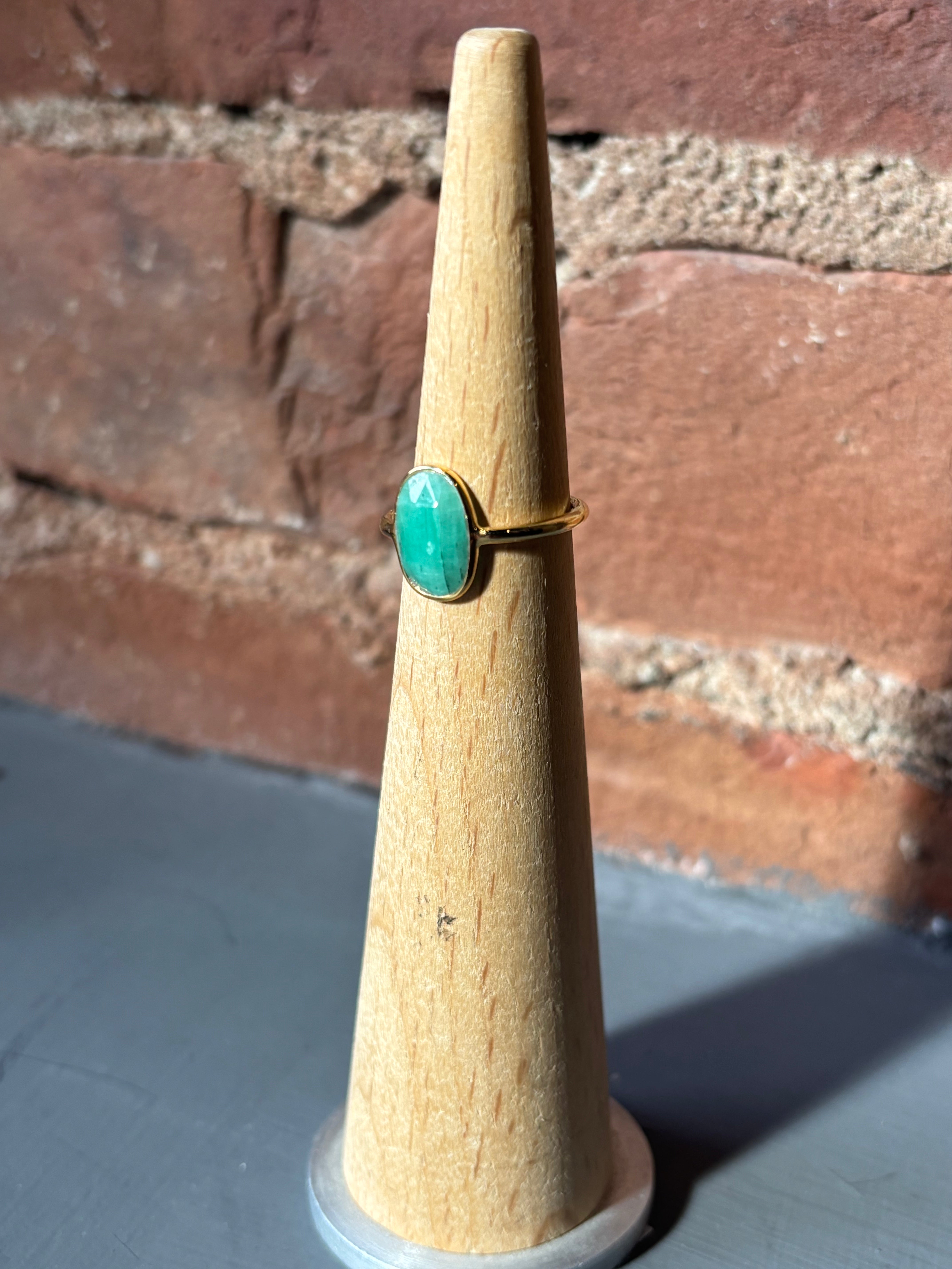 Sophie Deschamps Anahita Ring - Emerald Jewelry - Sloane Boutique