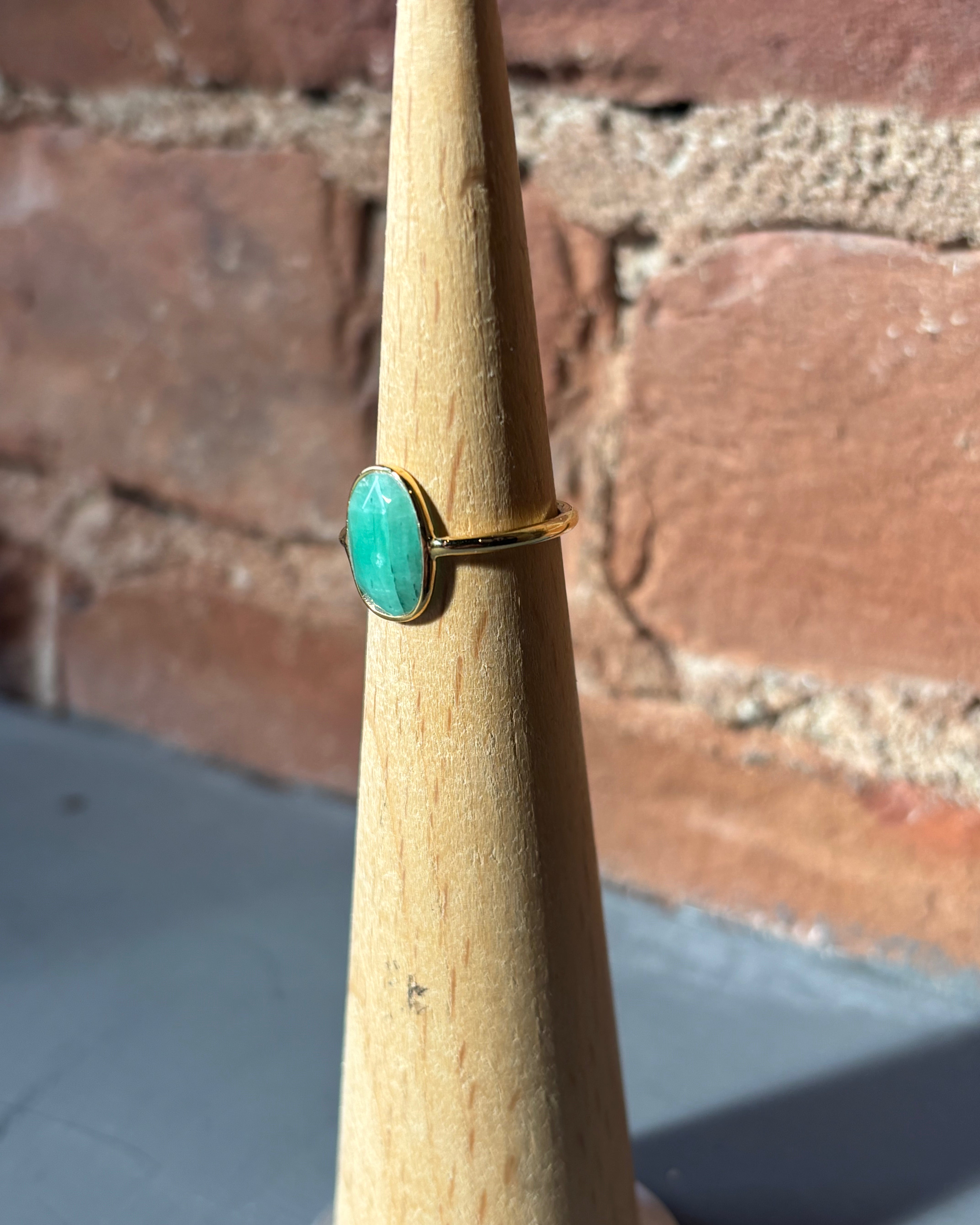 Sophie Deschamps Anahita Ring - Emerald Jewelry - Sloane Boutique