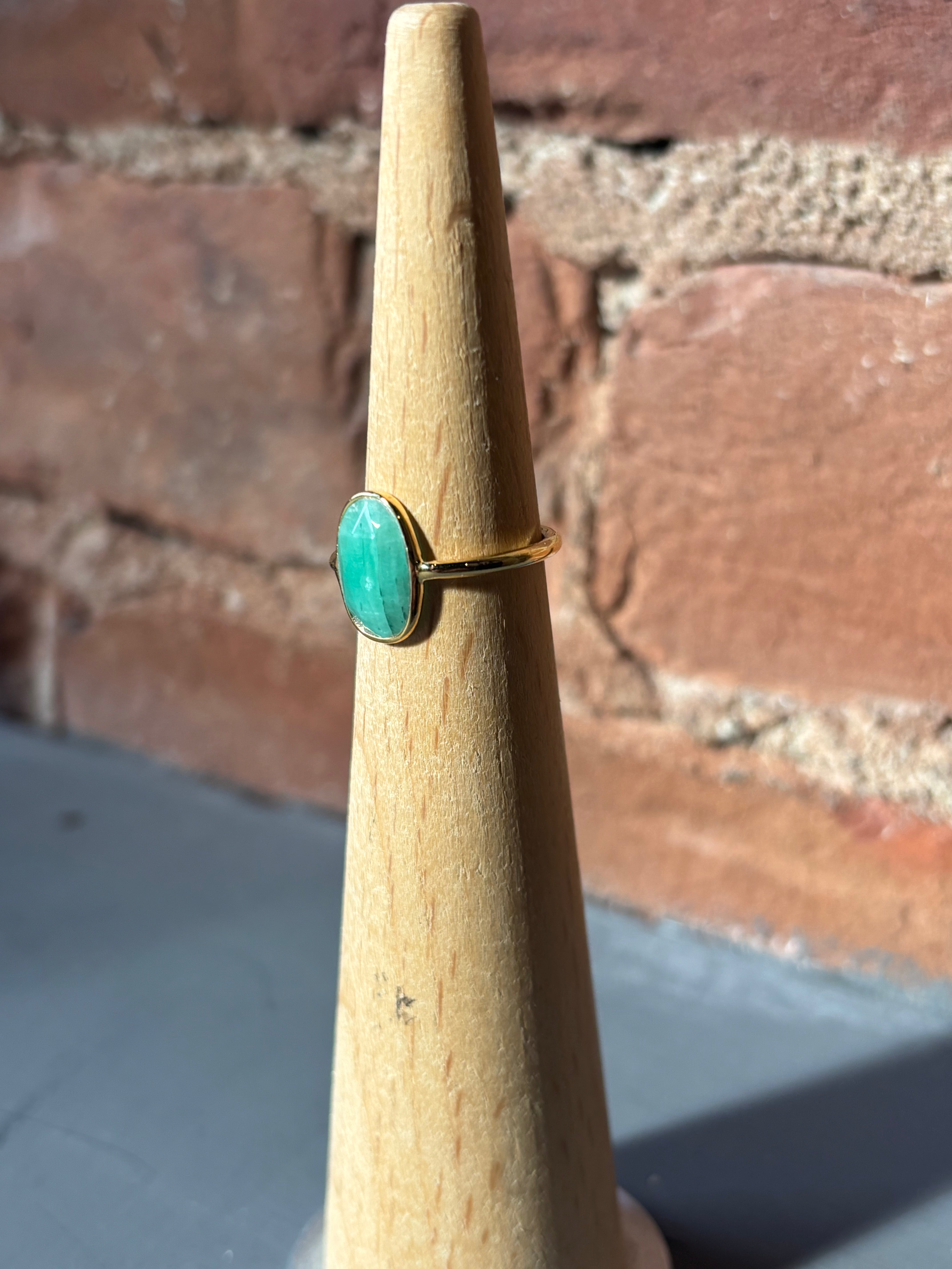 Sophie Deschamps Anahita Ring - Emerald Jewelry - Sloane Boutique