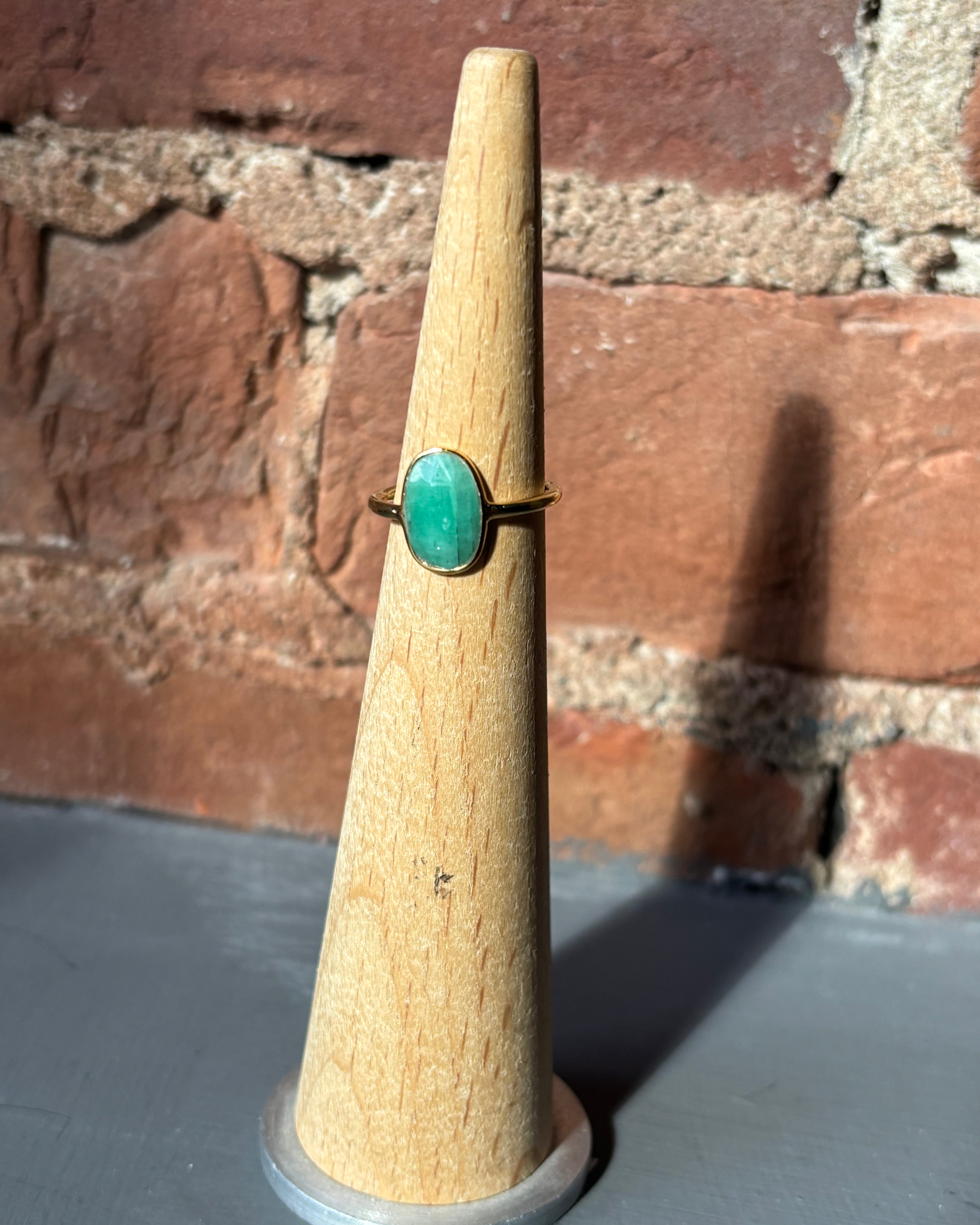 Sophie Deschamps Anahita Ring - Emerald Jewelry - Sloane Boutique