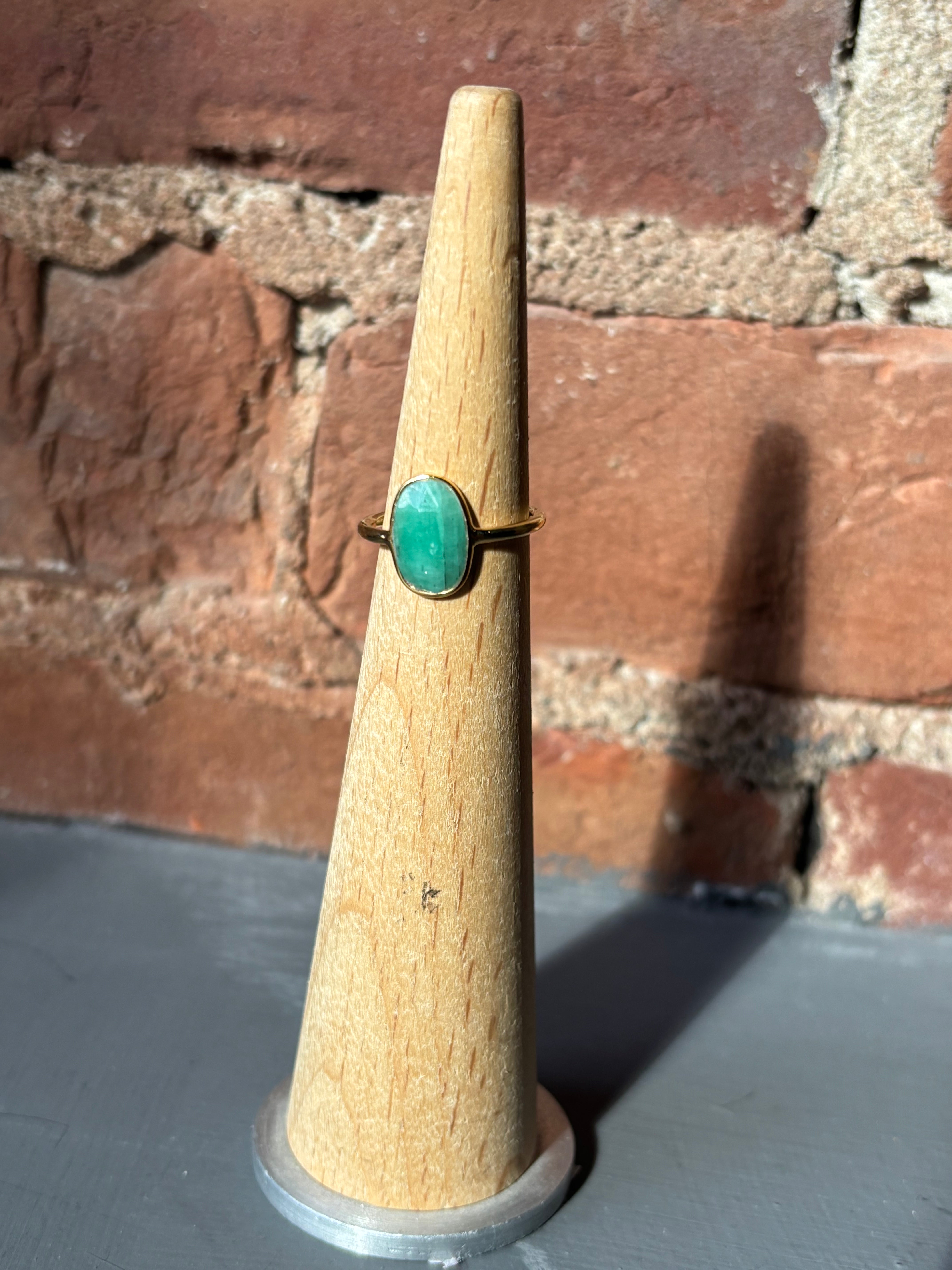 Sophie Deschamps Anahita Ring - Emerald Jewelry - Sloane Boutique