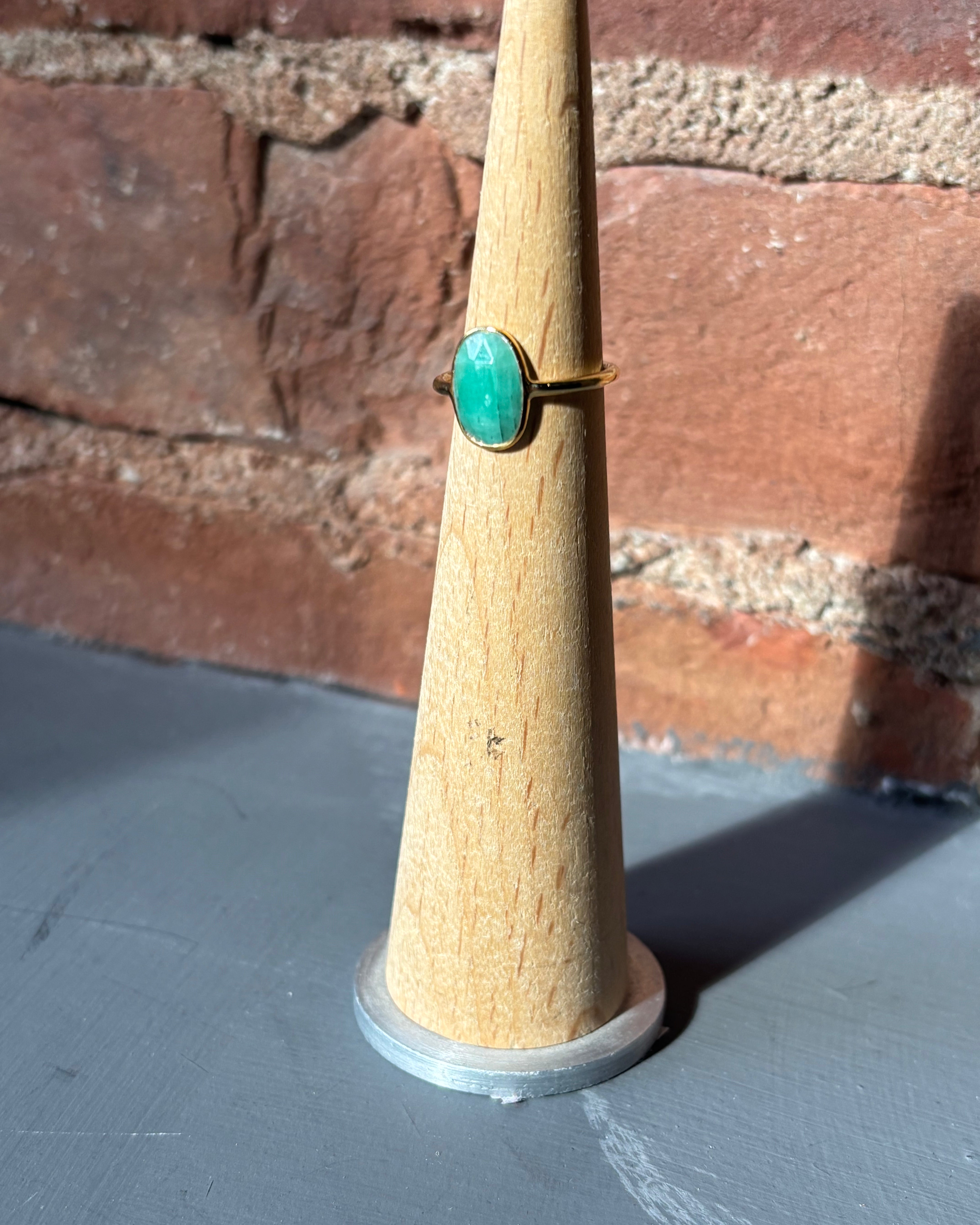 Sophie Deschamps Anahita Ring - Emerald Jewelry - Sloane Boutique