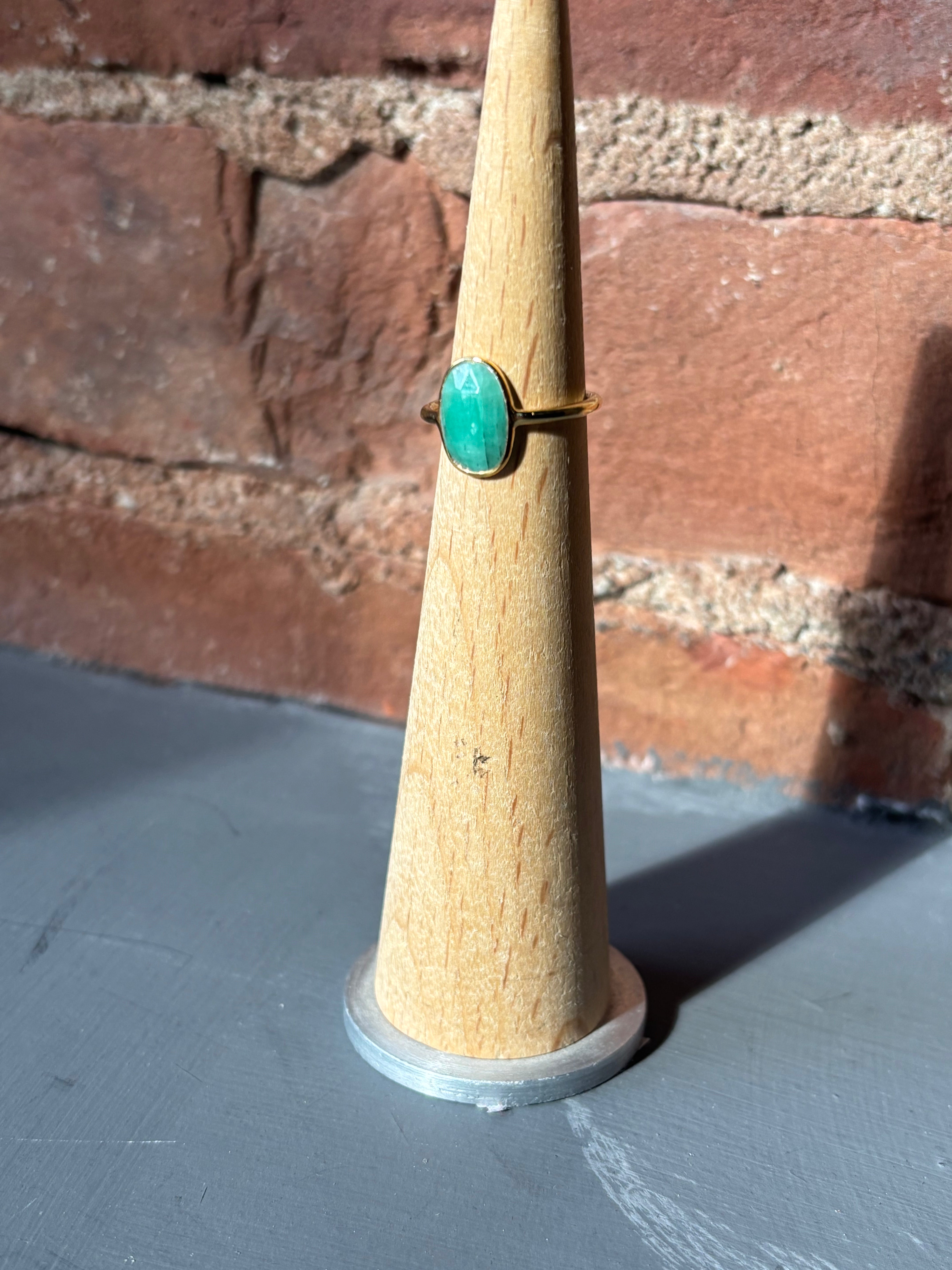 Sophie Deschamps Anahita Ring - Emerald Jewelry - Sloane Boutique