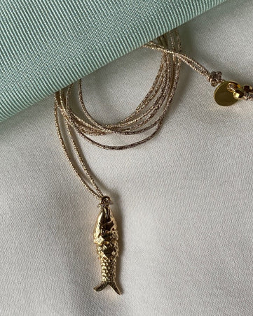 Sophie Deschamps Bubble Medium Chain Necklace - Gold Jewelry - Sloane Boutique