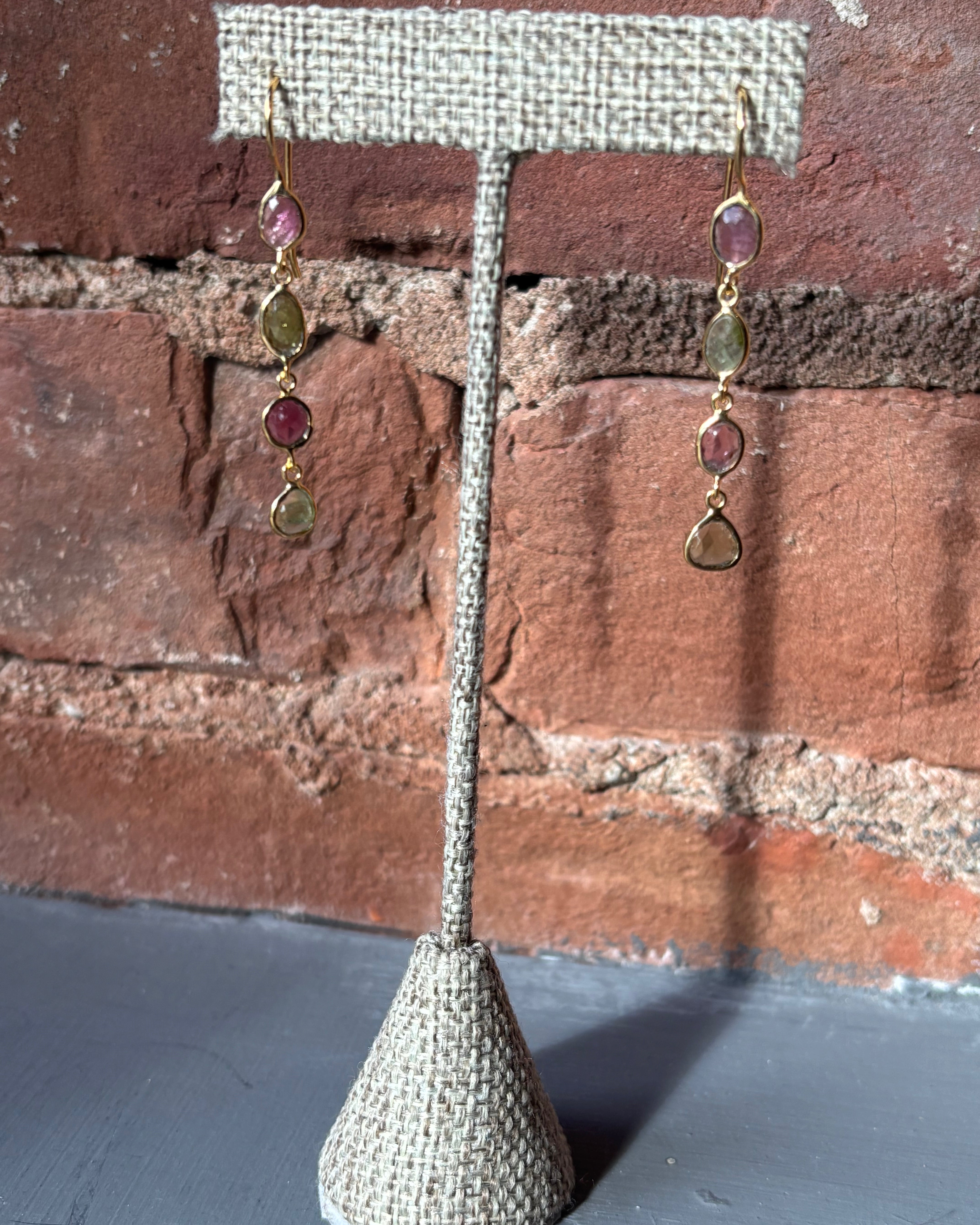 Sophie Deschamps Ila Earrings - Tourmaline Mix Jewelry - Sloane Boutique