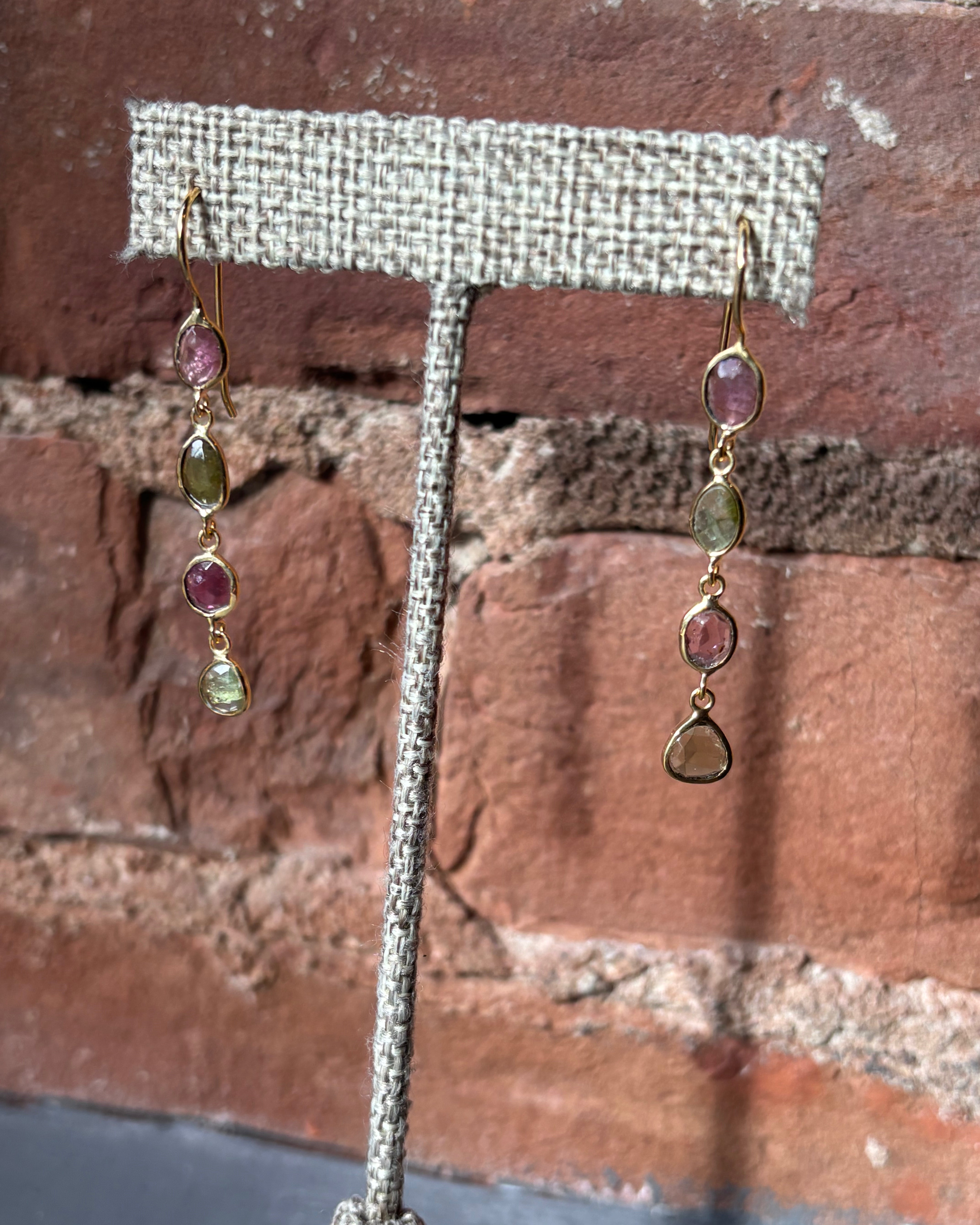 Sophie Deschamps Ila Earrings - Tourmaline Mix Jewelry - Sloane Boutique