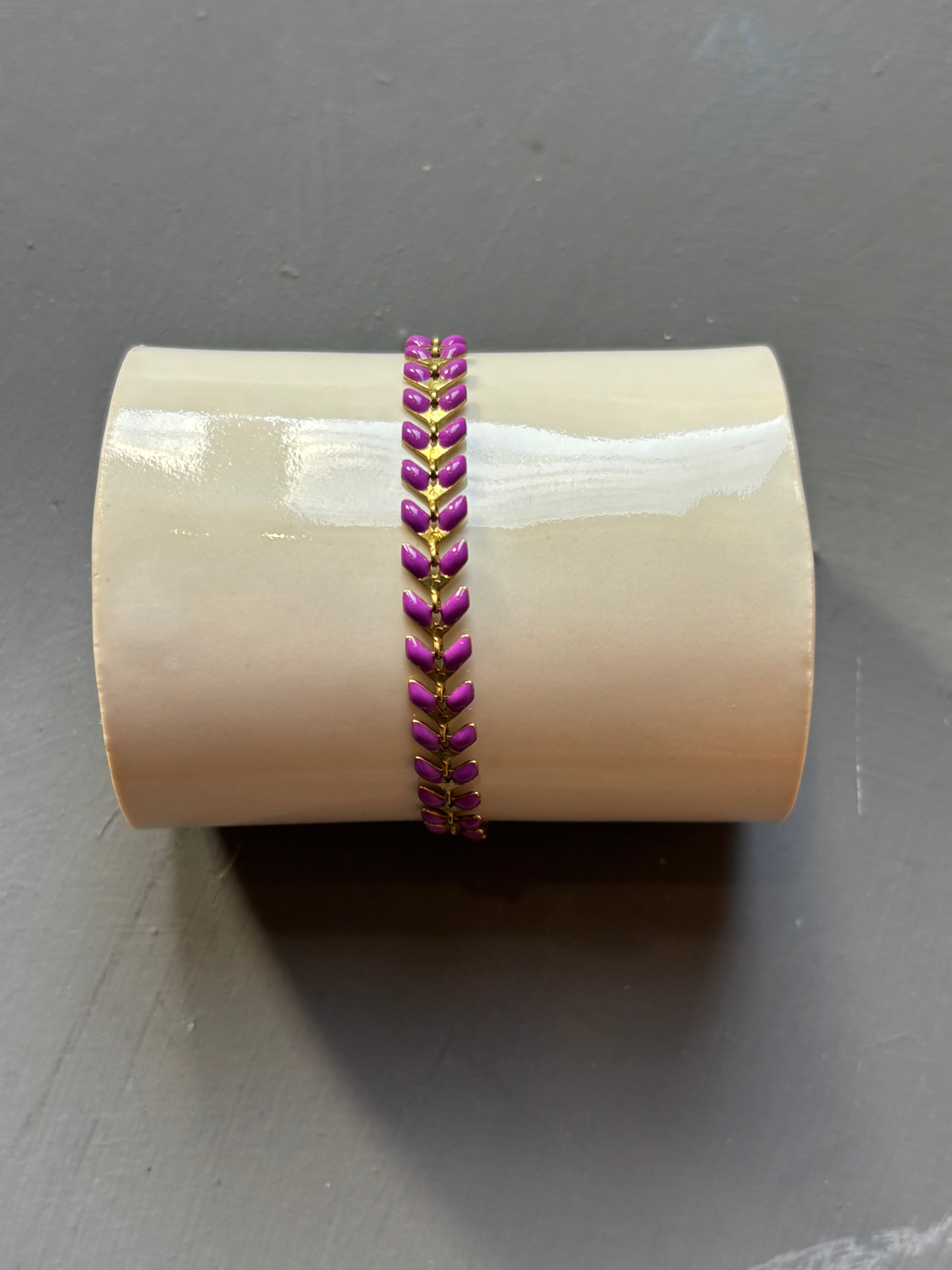 Sophie Deschamps Leopold Bracelet - Purple Jewelry - Sloane Boutique