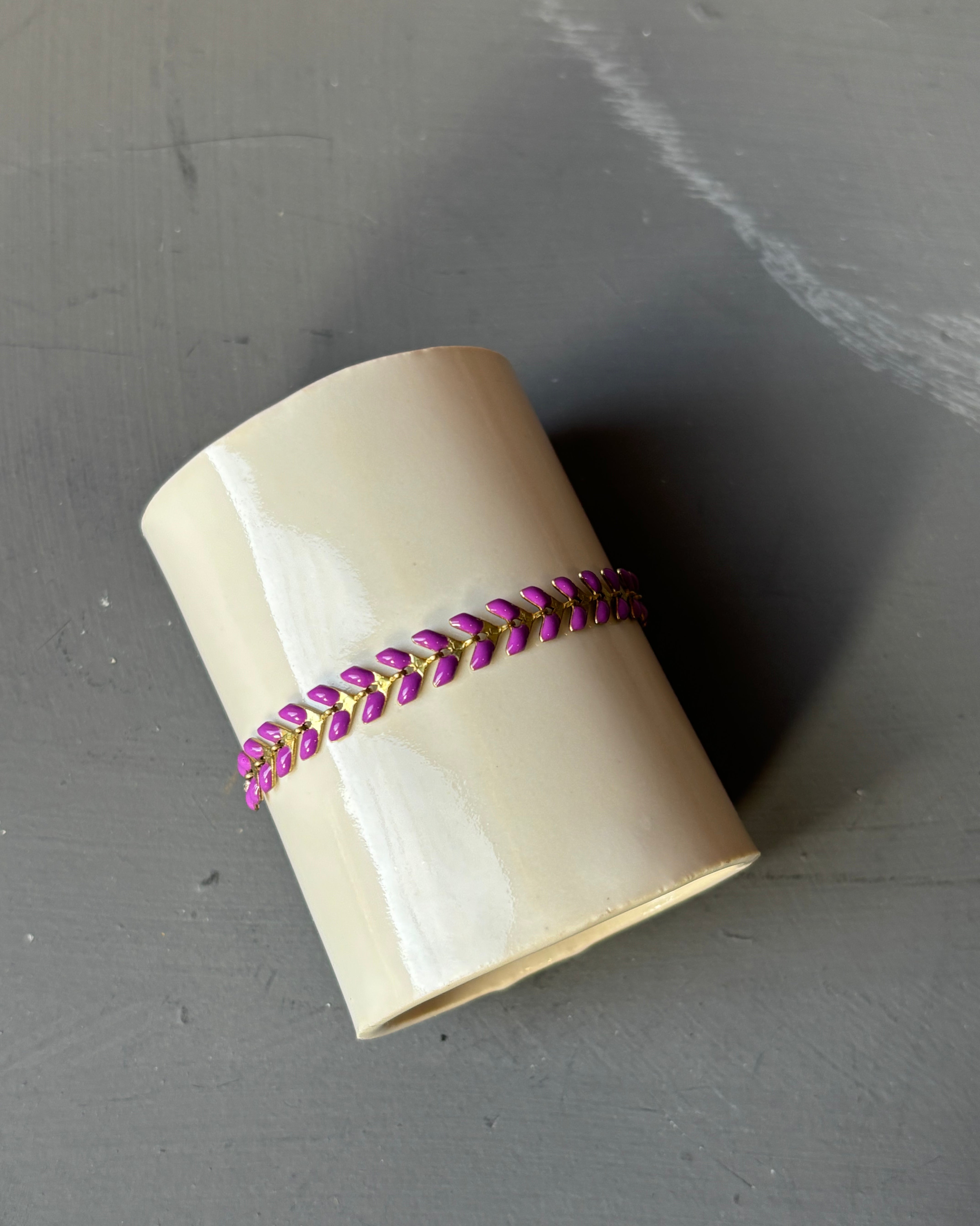 Sophie Deschamps Leopold Bracelet - Purple Jewelry - Sloane Boutique