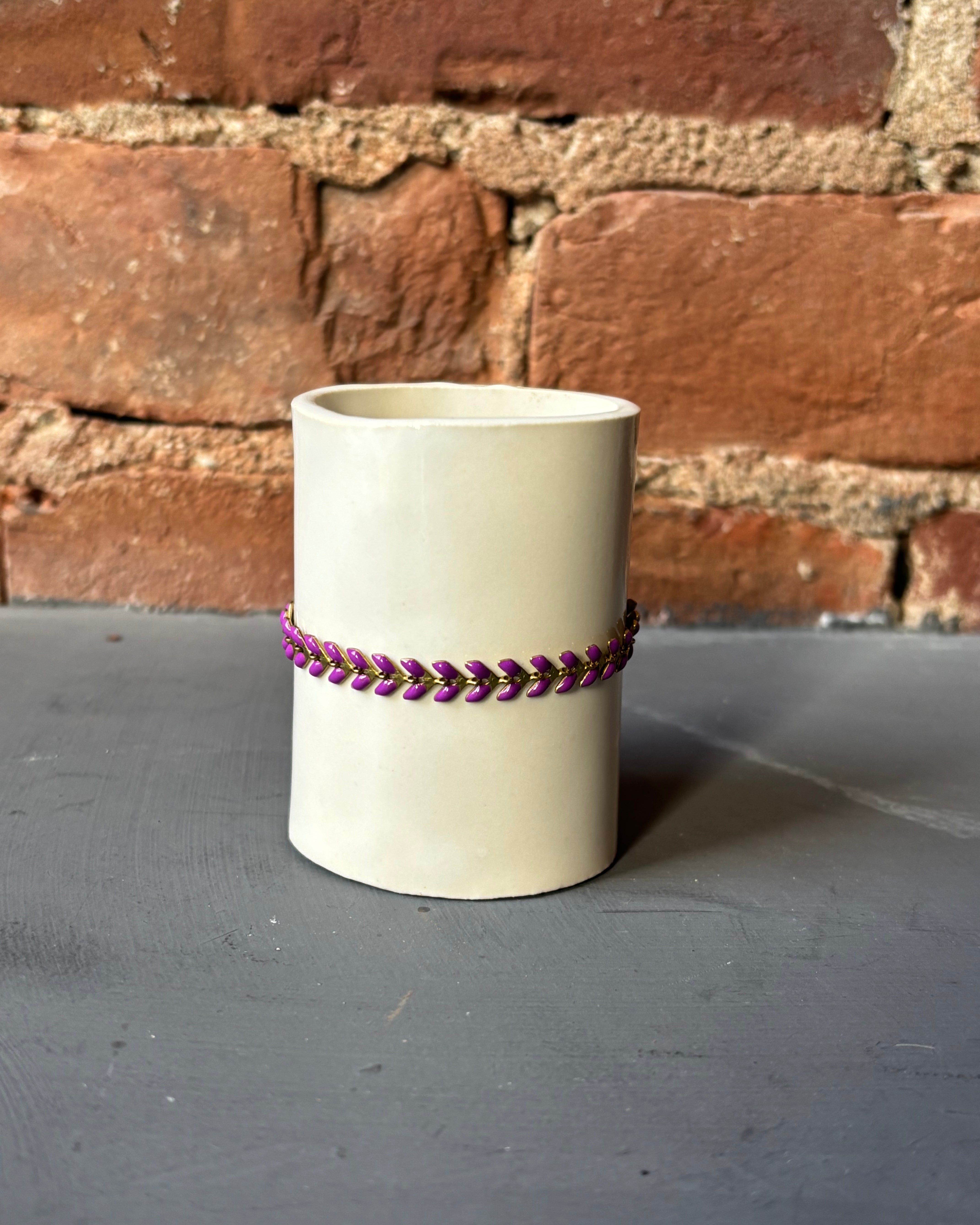 Sophie Deschamps Leopold Bracelet - Purple Jewelry - Sloane Boutique