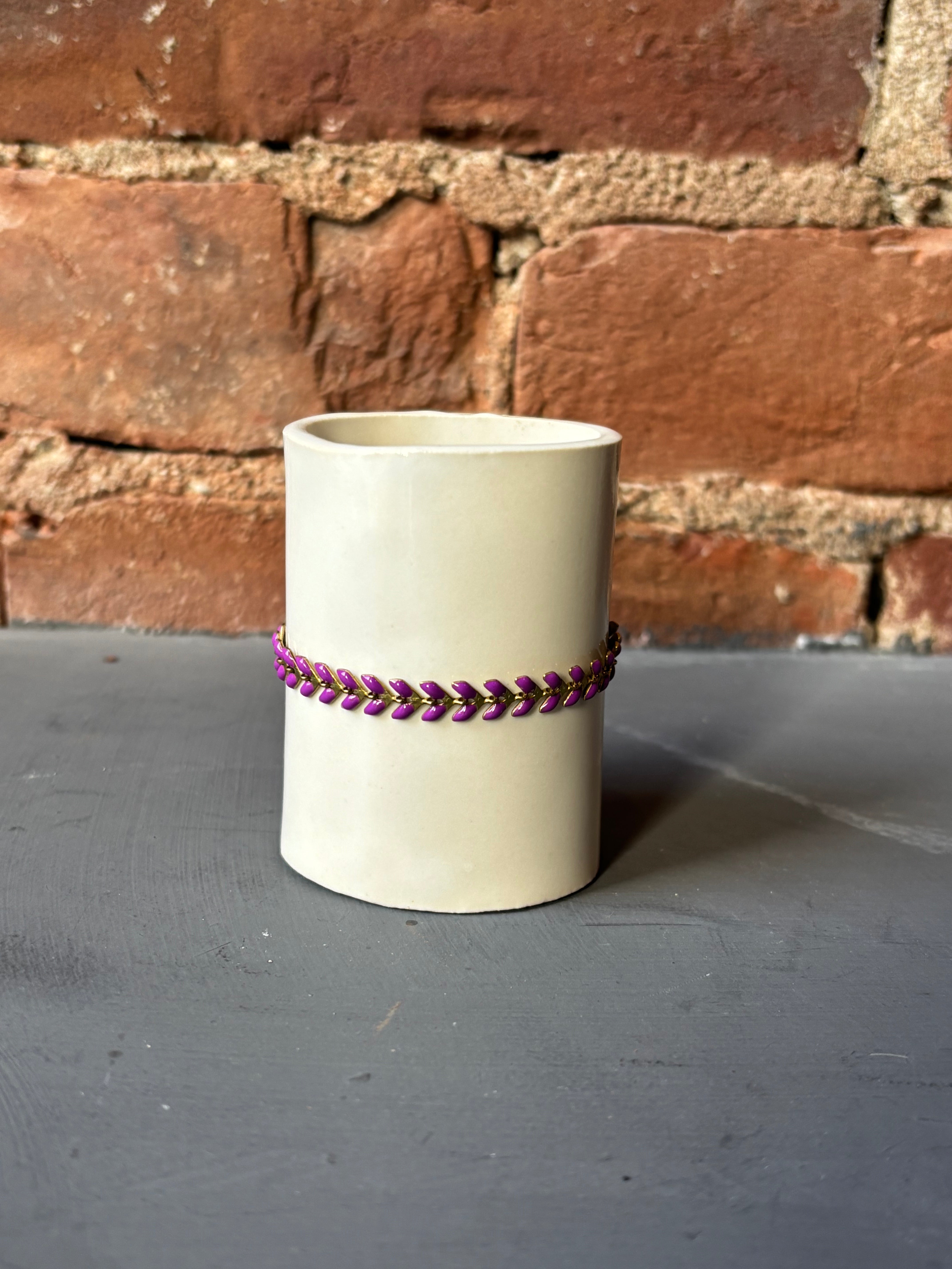 Sophie Deschamps Leopold Bracelet - Purple Jewelry - Sloane Boutique