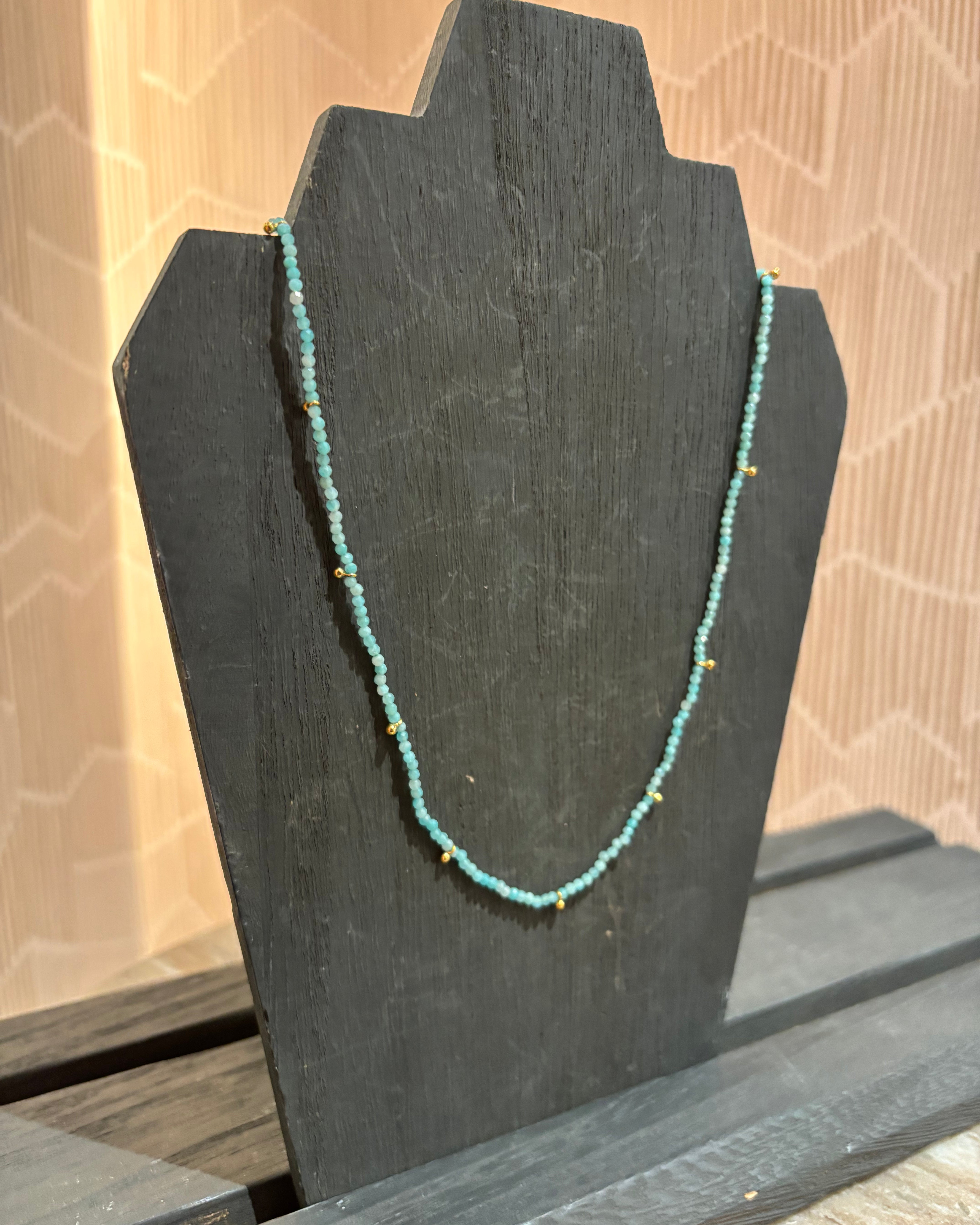 Sophie Deschamps Louetta Necklace - Amazonite Jewelry - Sloane Boutique