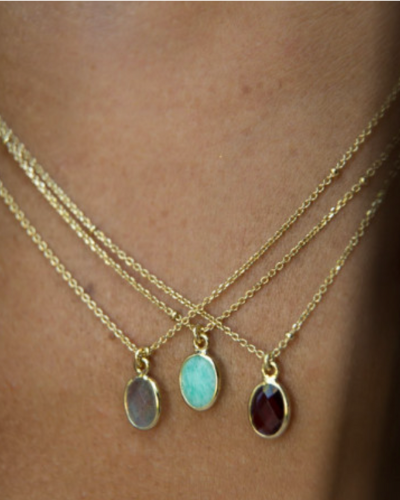 Sophie Deschamps Magali Necklace - Labradorite Jewelry - Sloane Boutique