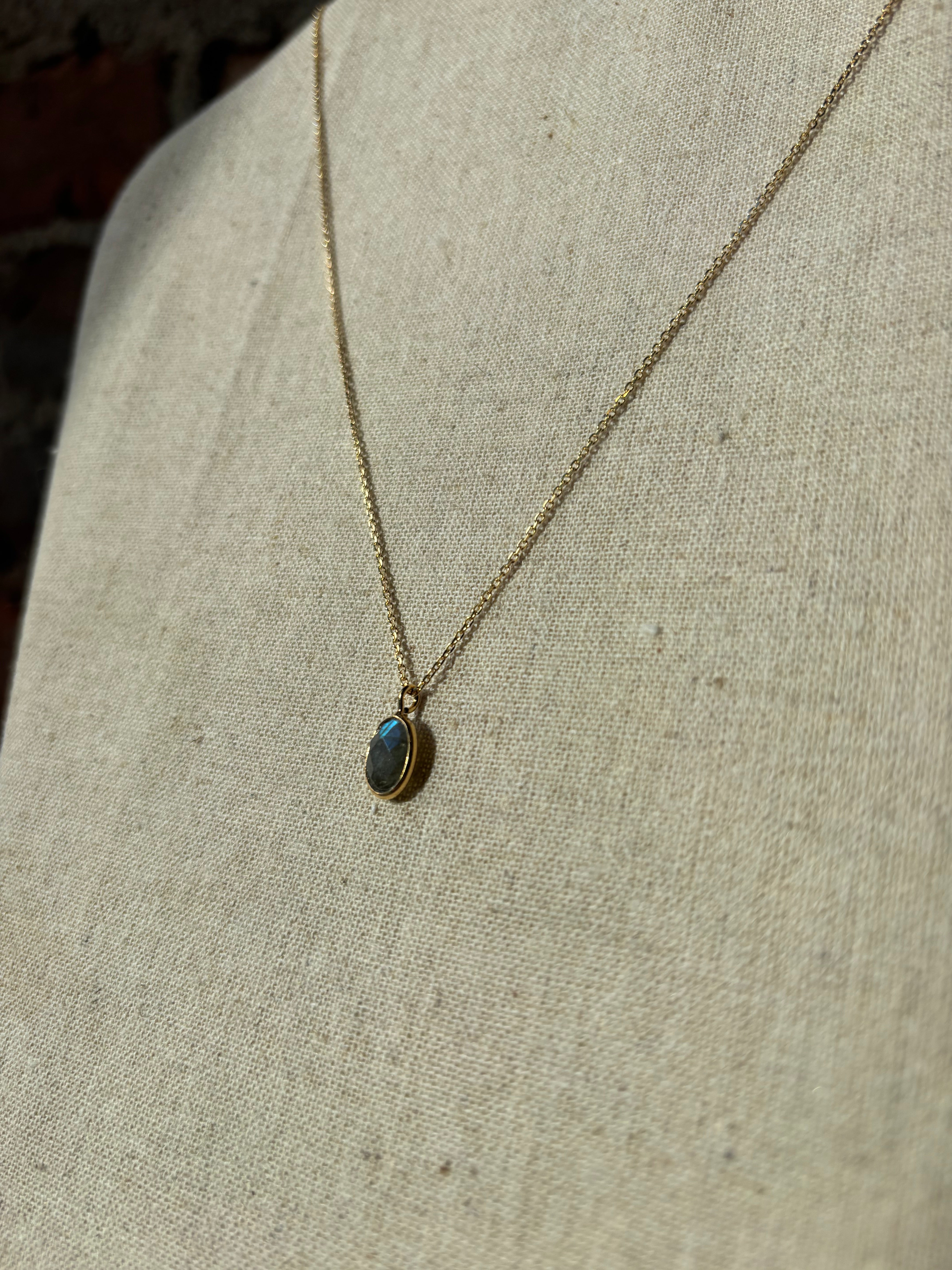 Sophie Deschamps Magali Necklace - Labradorite Jewelry - Sloane Boutique