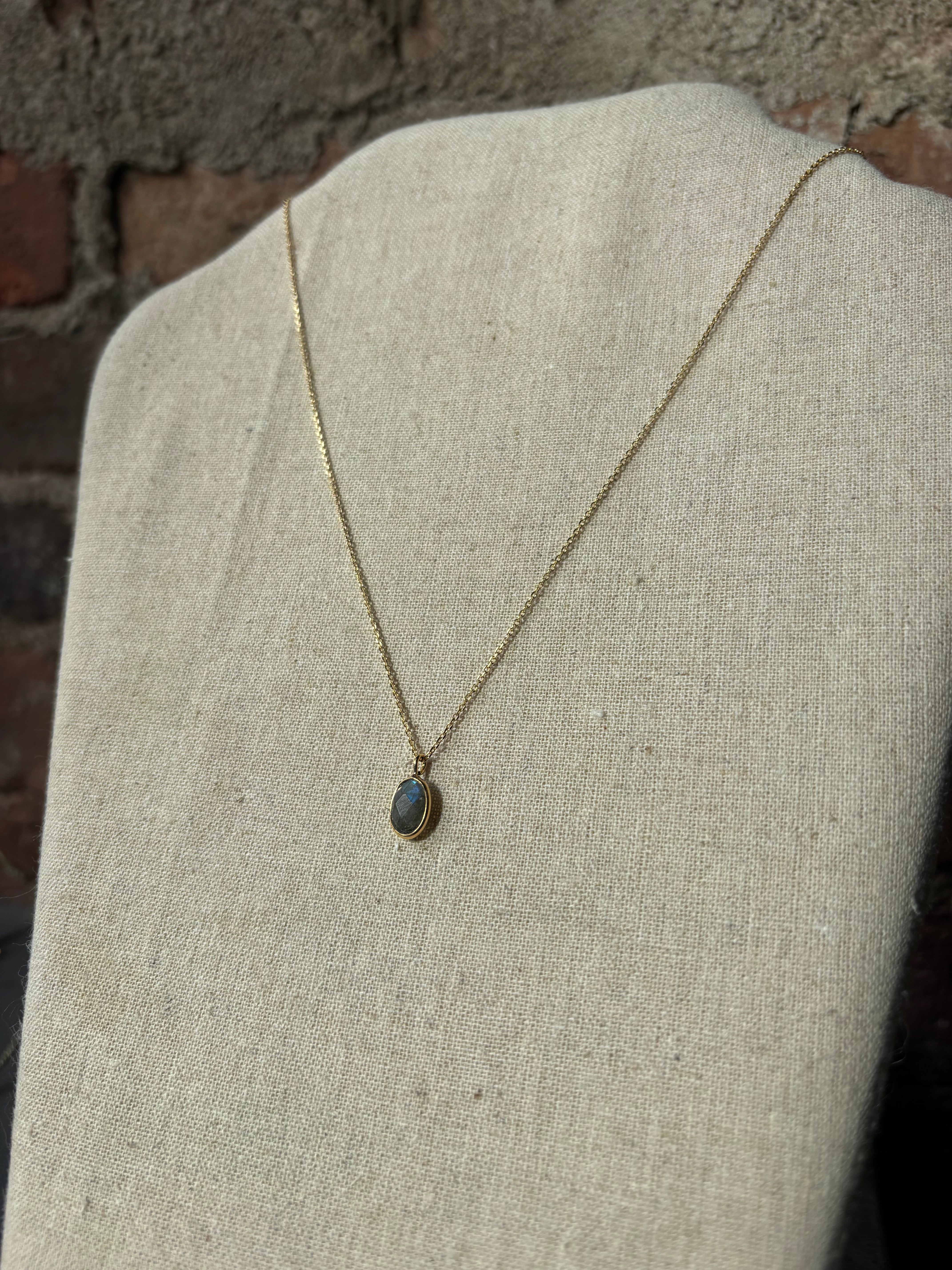 Sophie Deschamps Magali Necklace - Labradorite Jewelry - Sloane Boutique