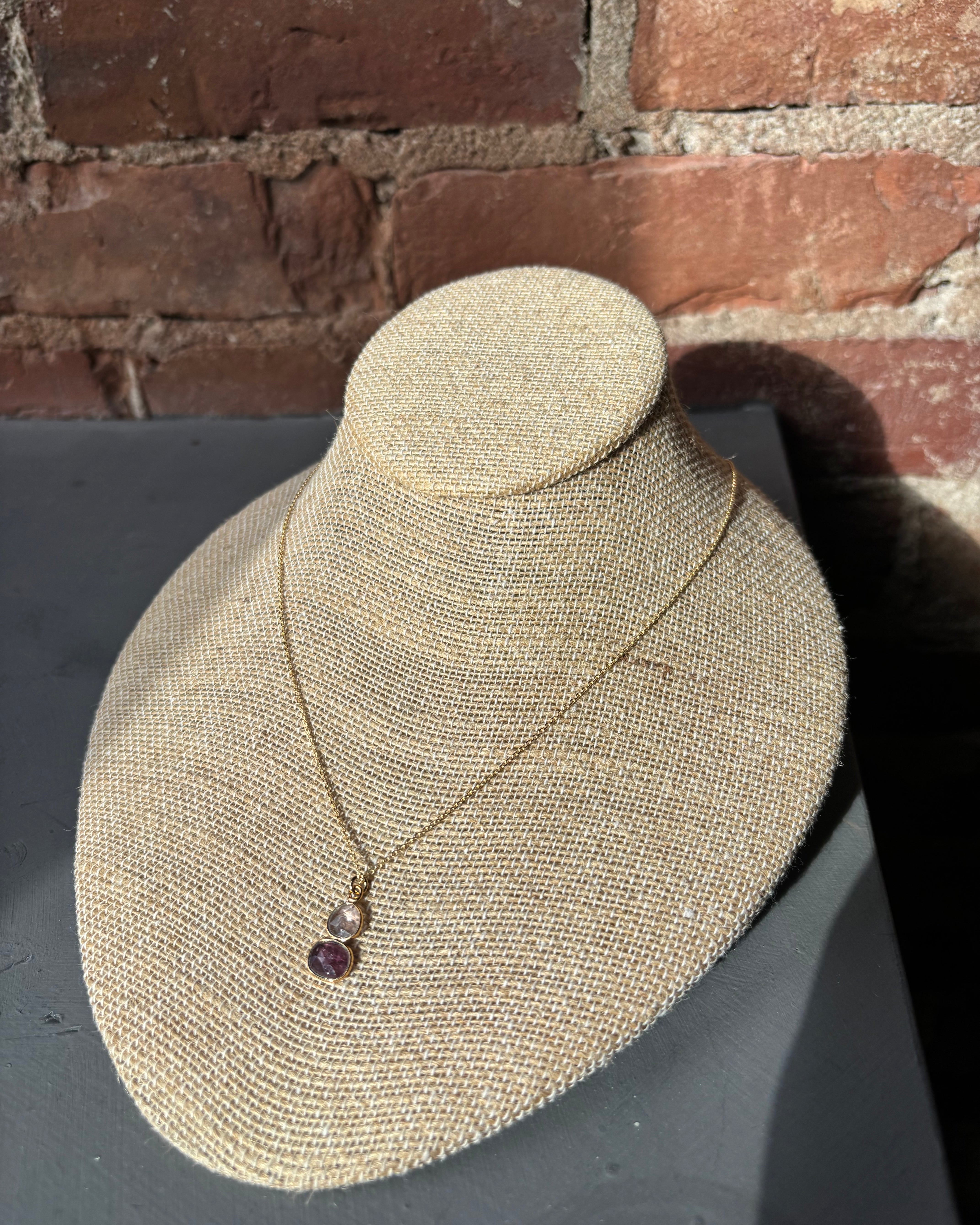 Sophie Deschamps Nila Chain Necklace - Tourmaline Jewelry - Sloane Boutique