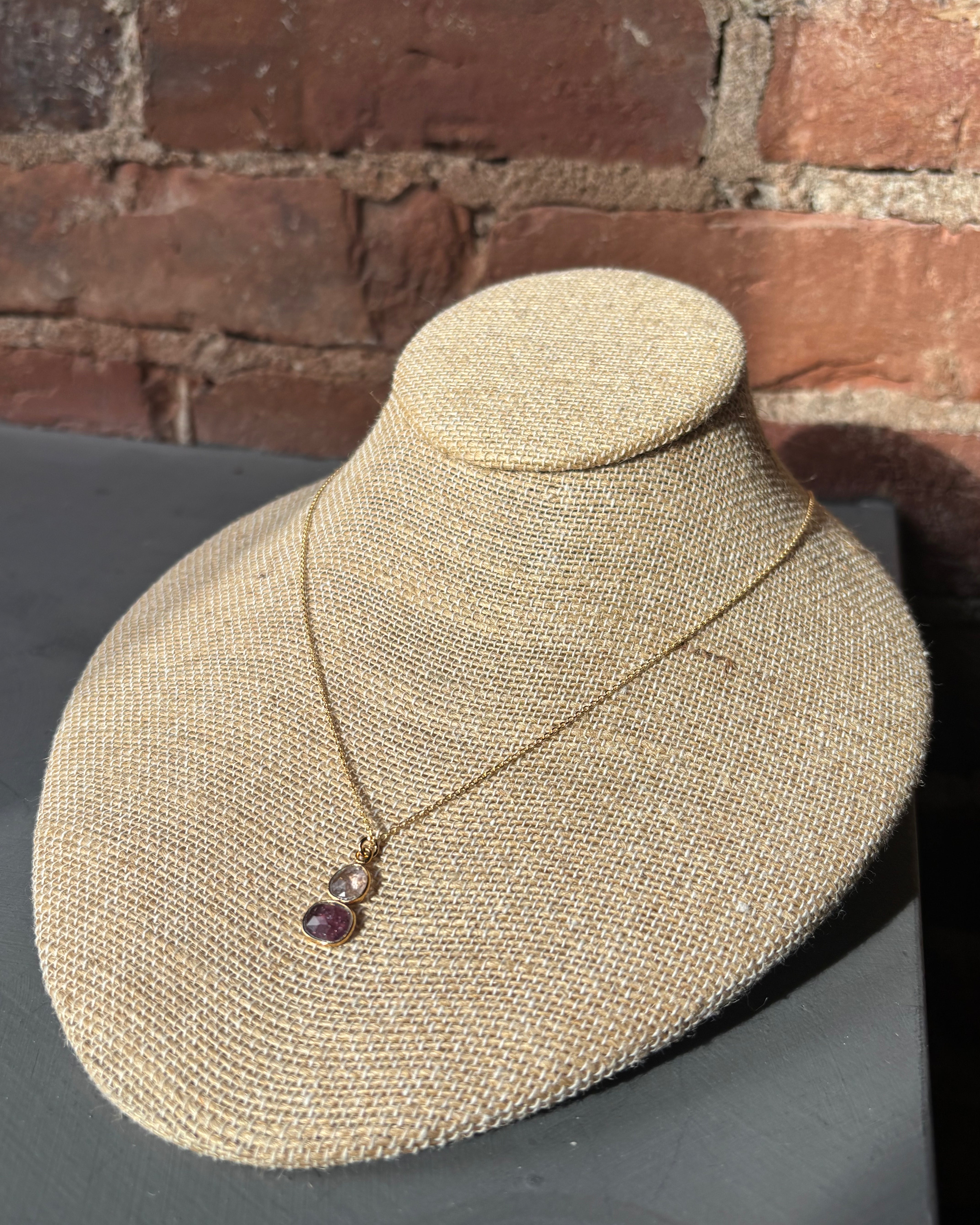 Sophie Deschamps Nila Chain Necklace - Tourmaline Jewelry - Sloane Boutique