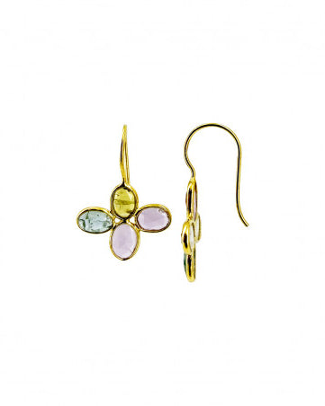 Sophie Deschamps Rani Earrings - Tourmaline Mix Jewelry - Sloane Boutique