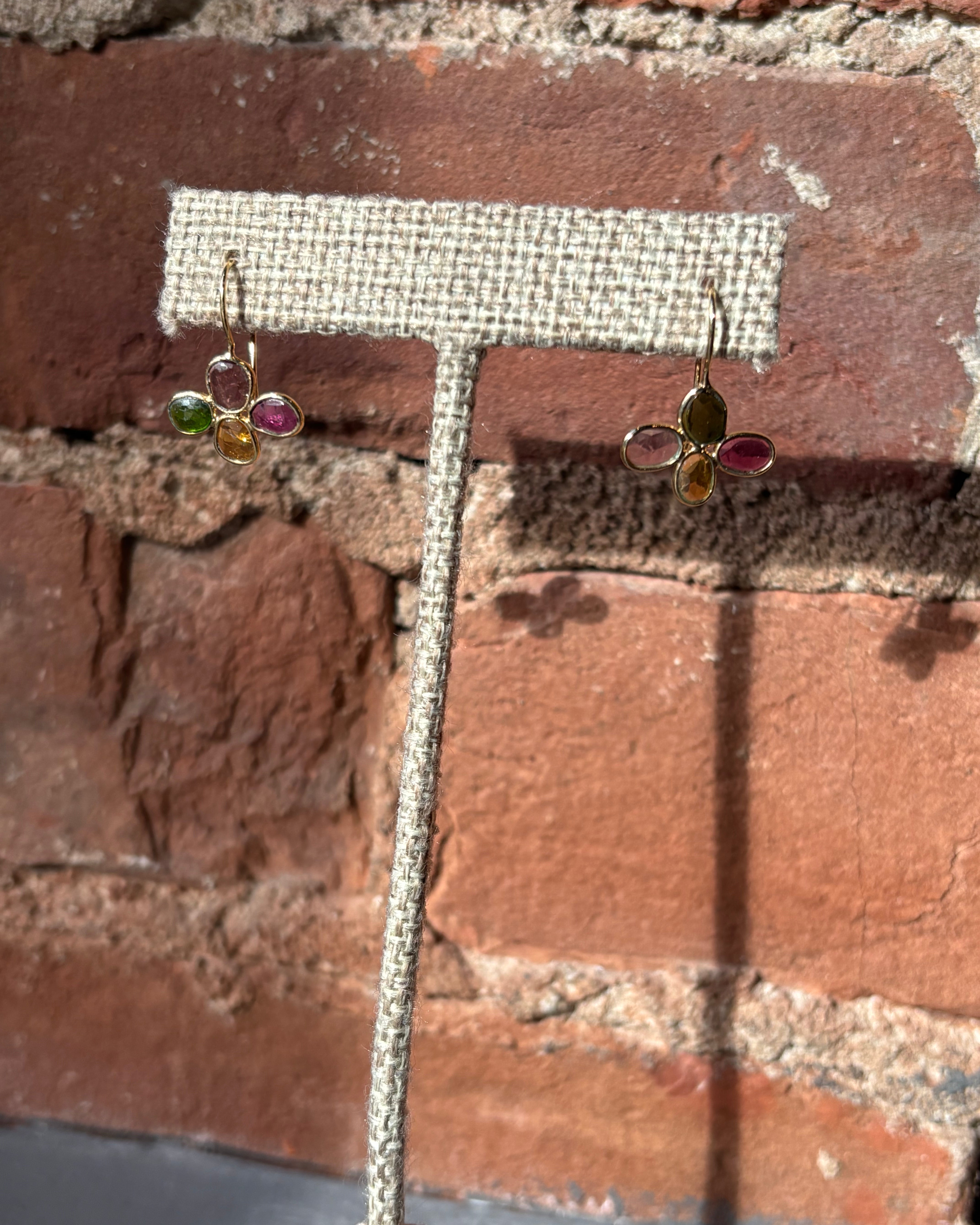 Sophie Deschamps Rani Earrings - Tourmaline Mix Jewelry - Sloane Boutique