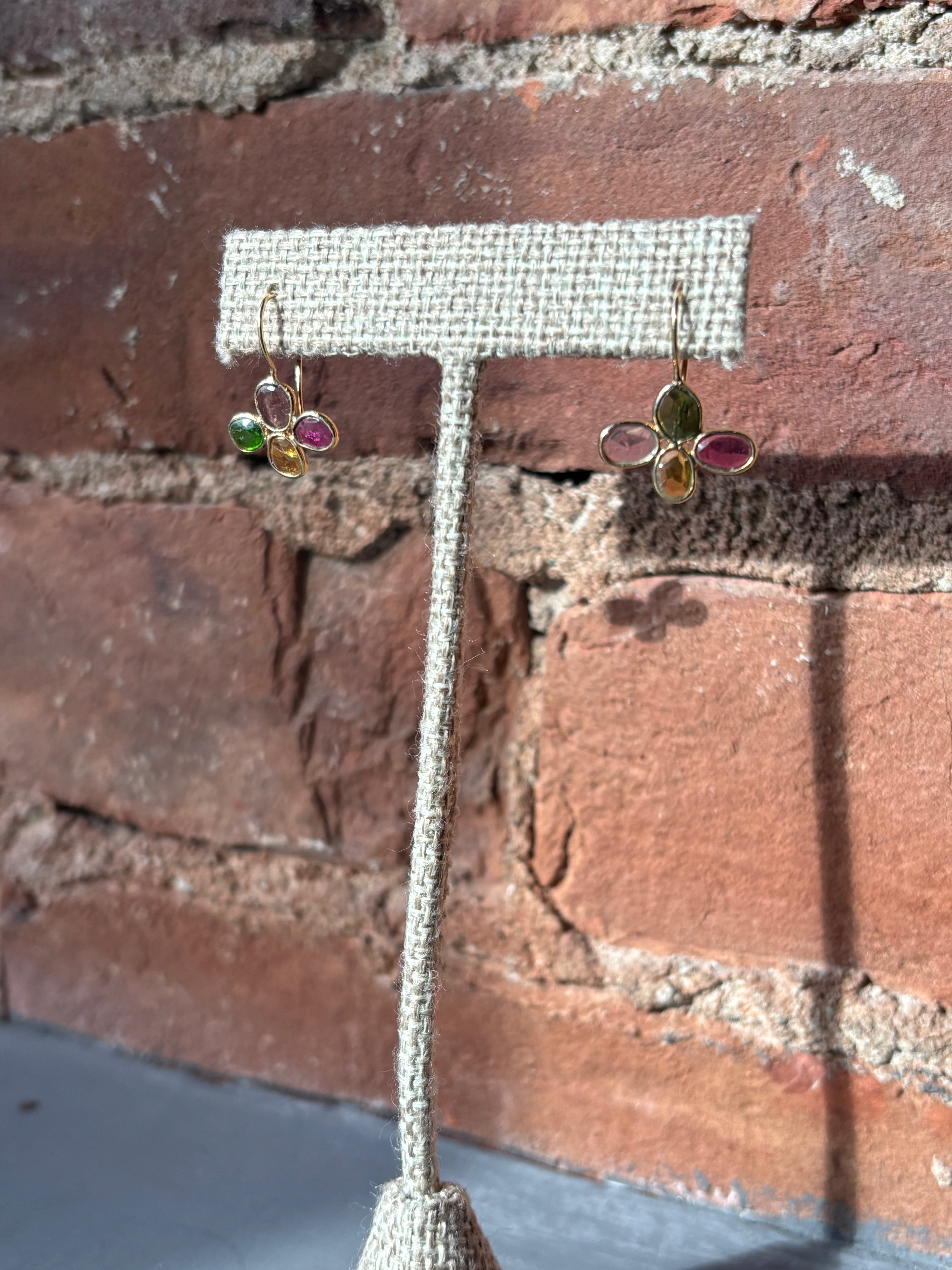 Sophie Deschamps Rani Earrings - Tourmaline Mix Jewelry - Sloane Boutique