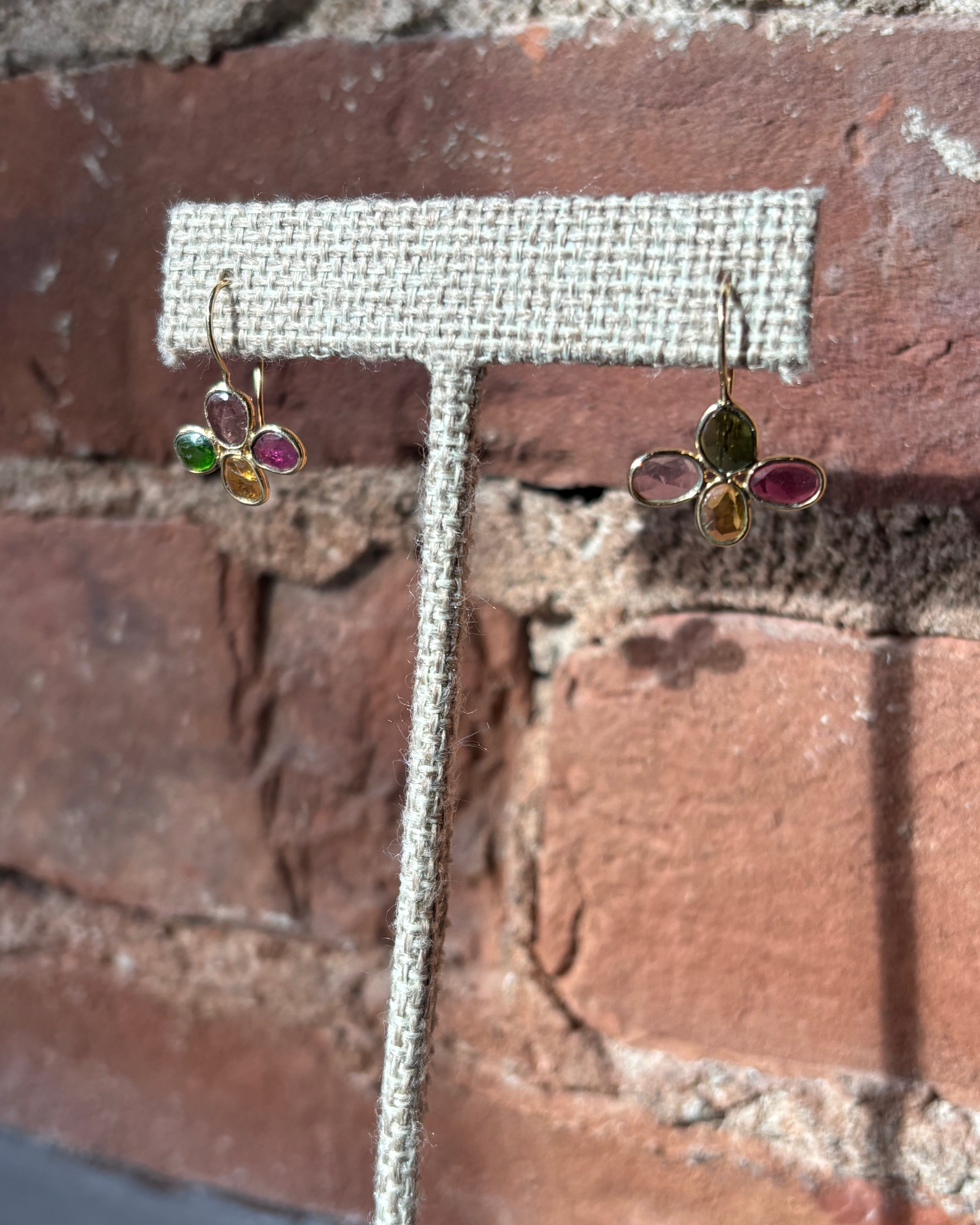 Sophie Deschamps Rani Earrings - Tourmaline Mix Jewelry - Sloane Boutique