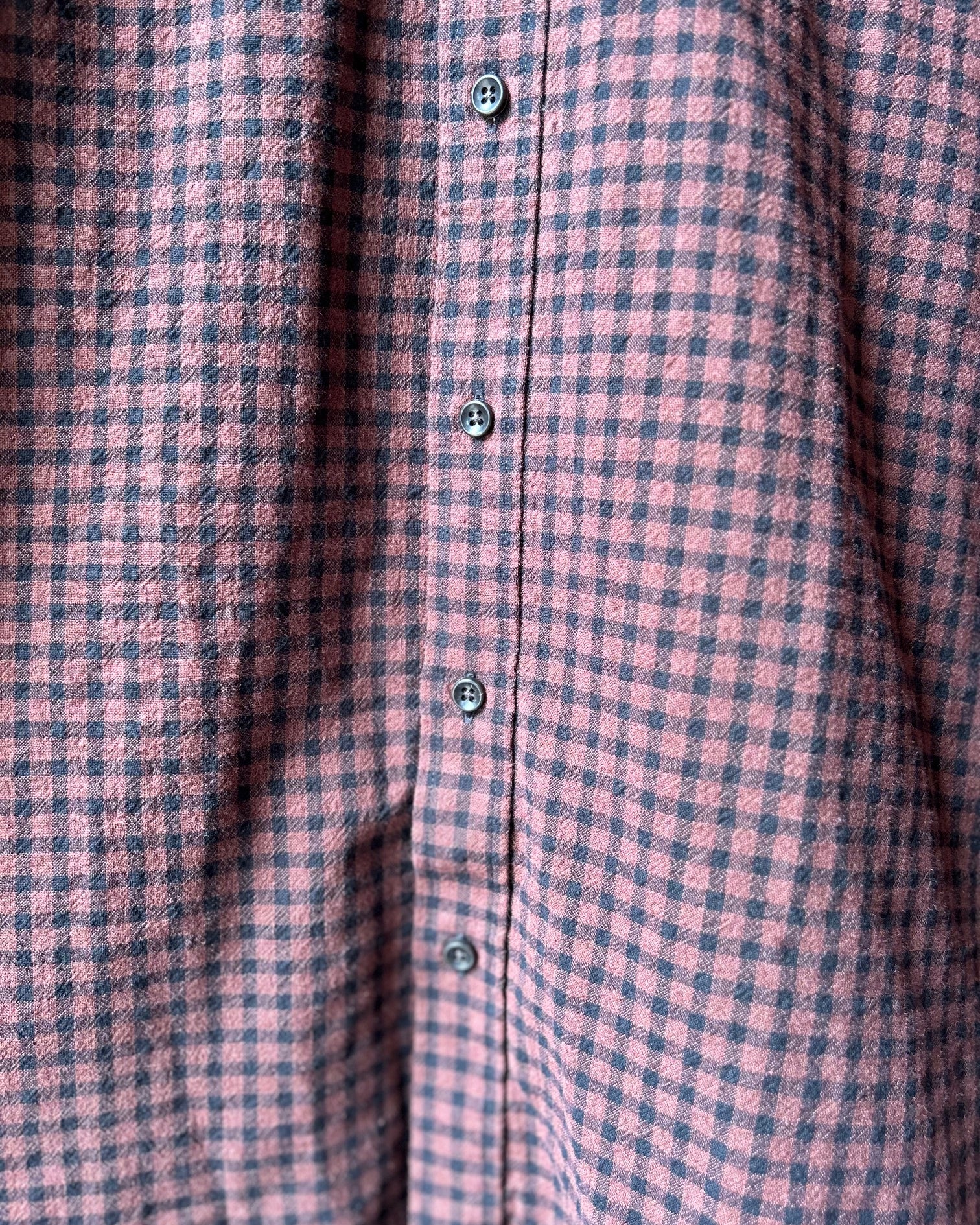 Taylor Stitch California Shirt - Black Cherry Gingham Men's Tops - Sloane Boutique