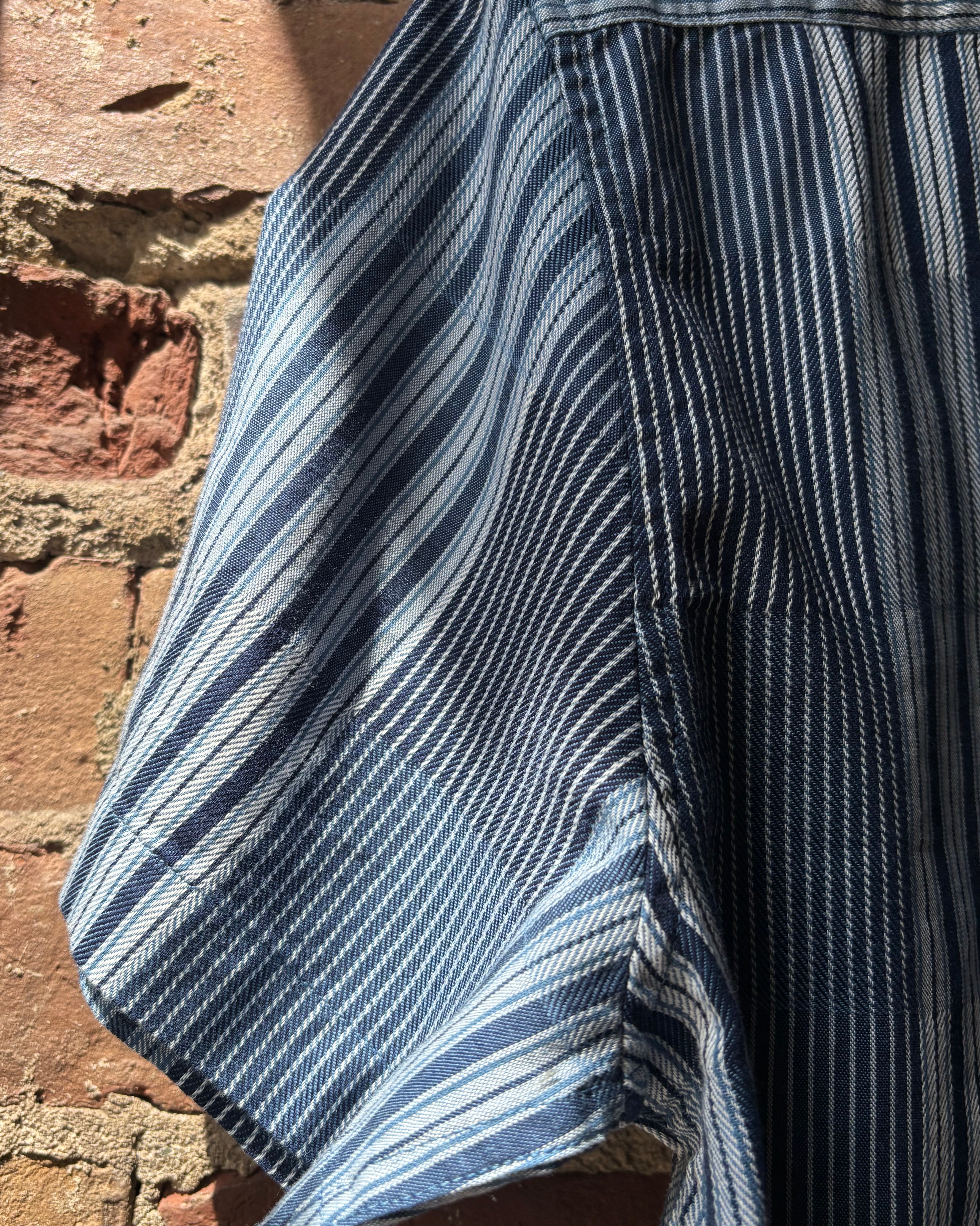 Taylor Stitch Hawthorne Shirt - Indigo Patchwork Men's Tops - Sloane Boutique