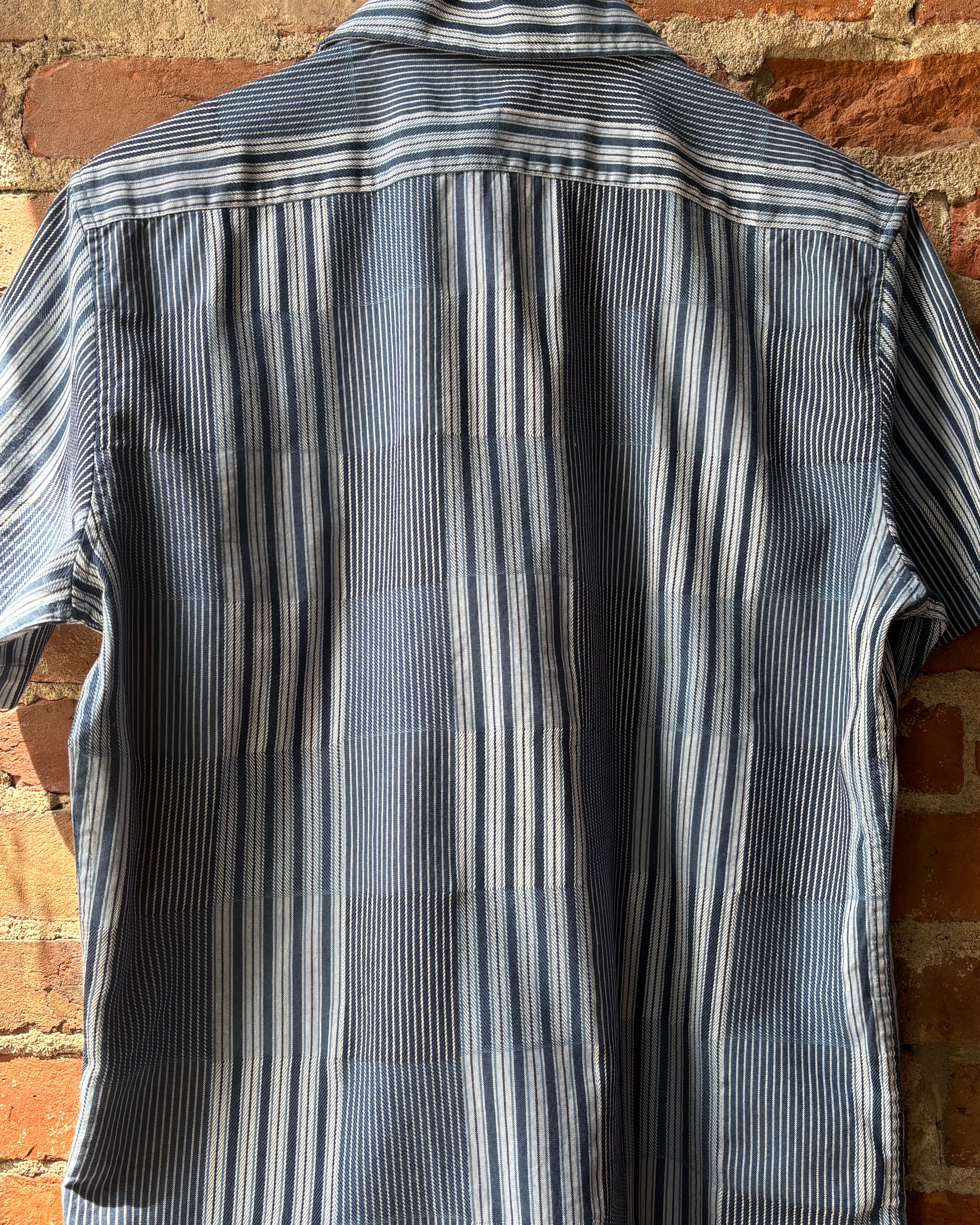 Taylor Stitch Hawthorne Shirt - Indigo Patchwork Men's Tops - Sloane Boutique