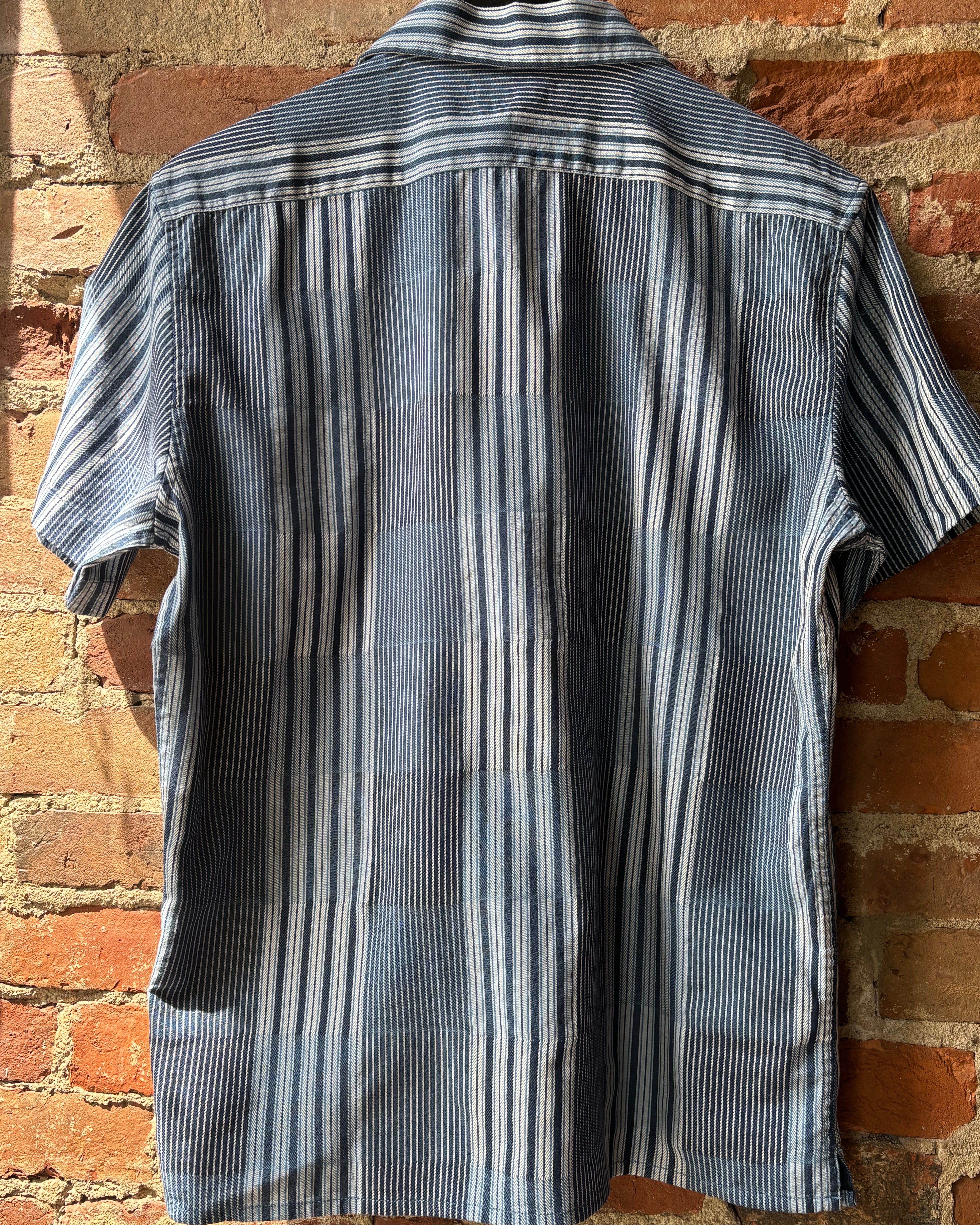 Taylor Stitch Hawthorne Shirt - Indigo Patchwork Men's Tops - Sloane Boutique