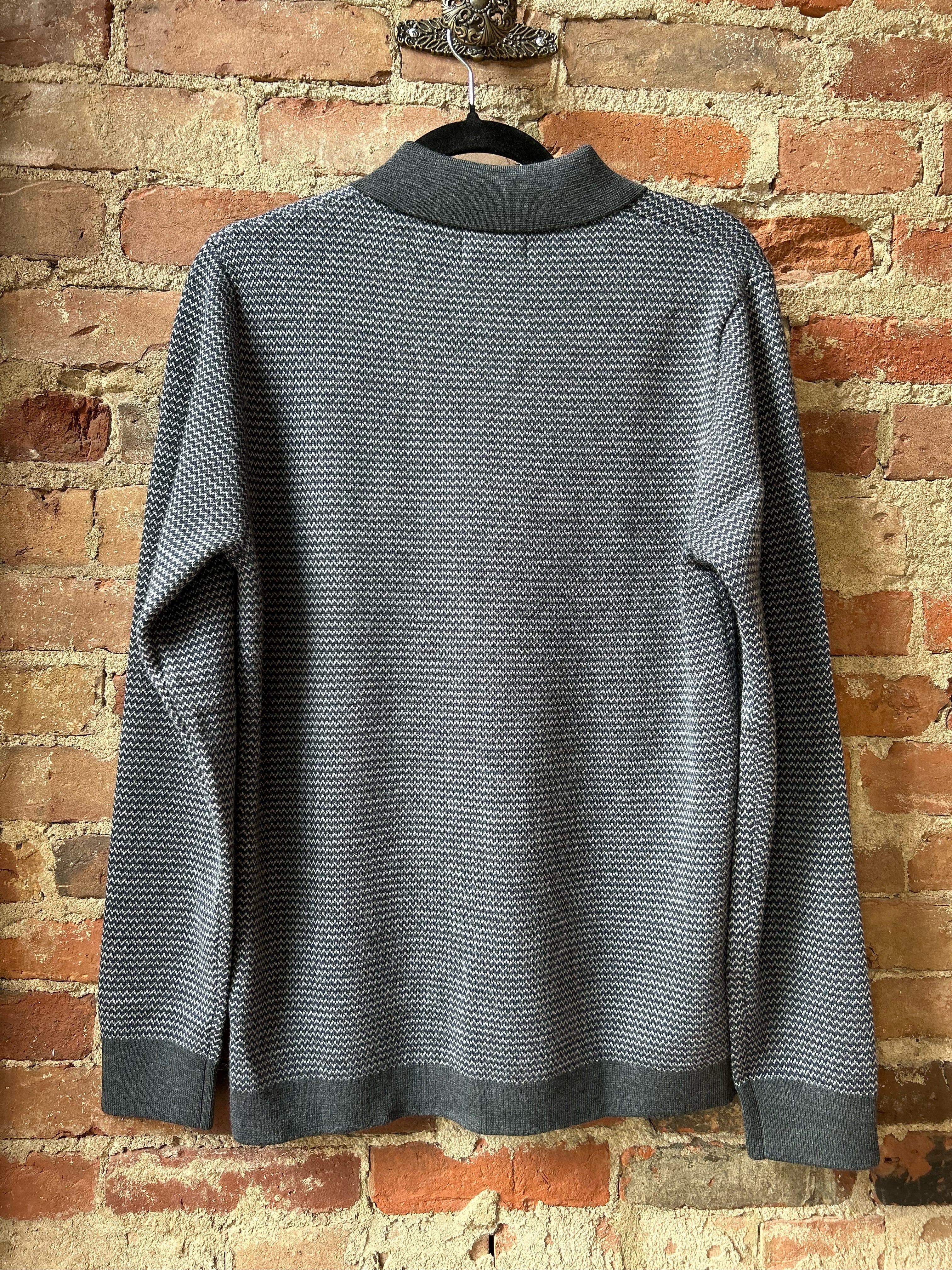 Taylor Stitch Newton Sweater Polo - Navy Birdseye Men's Tops - Sloane Boutique