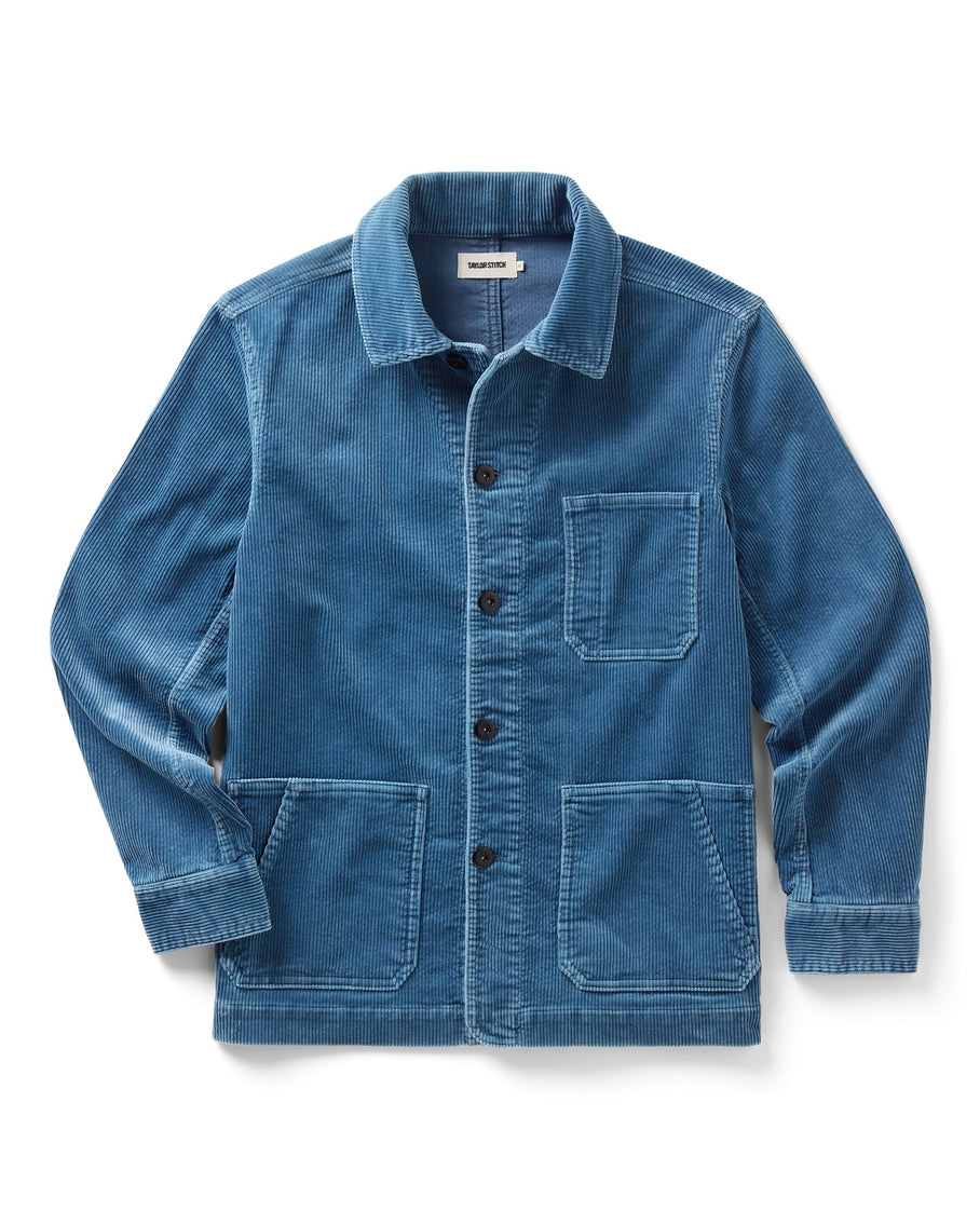 Taylor Stitch Ojai Jacket Corduroy - Washed Indigo Men's Tops - Sloane Boutique
