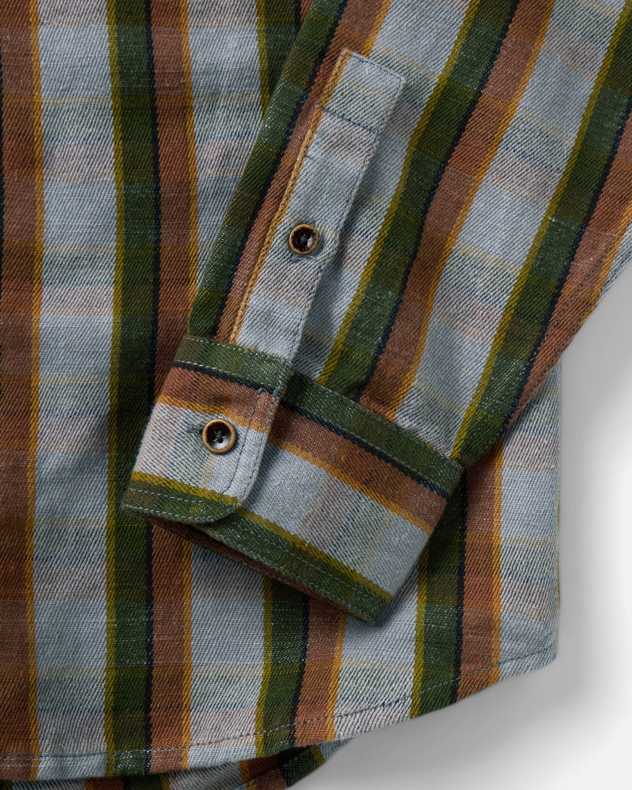 Taylor Stitch Redding Shirt - Drizzle Check Hemp Men's Tops - Sloane Boutique