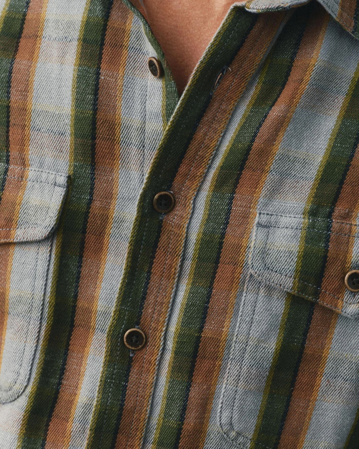 Taylor Stitch Redding Shirt - Drizzle Check Hemp Men's Tops - Sloane Boutique