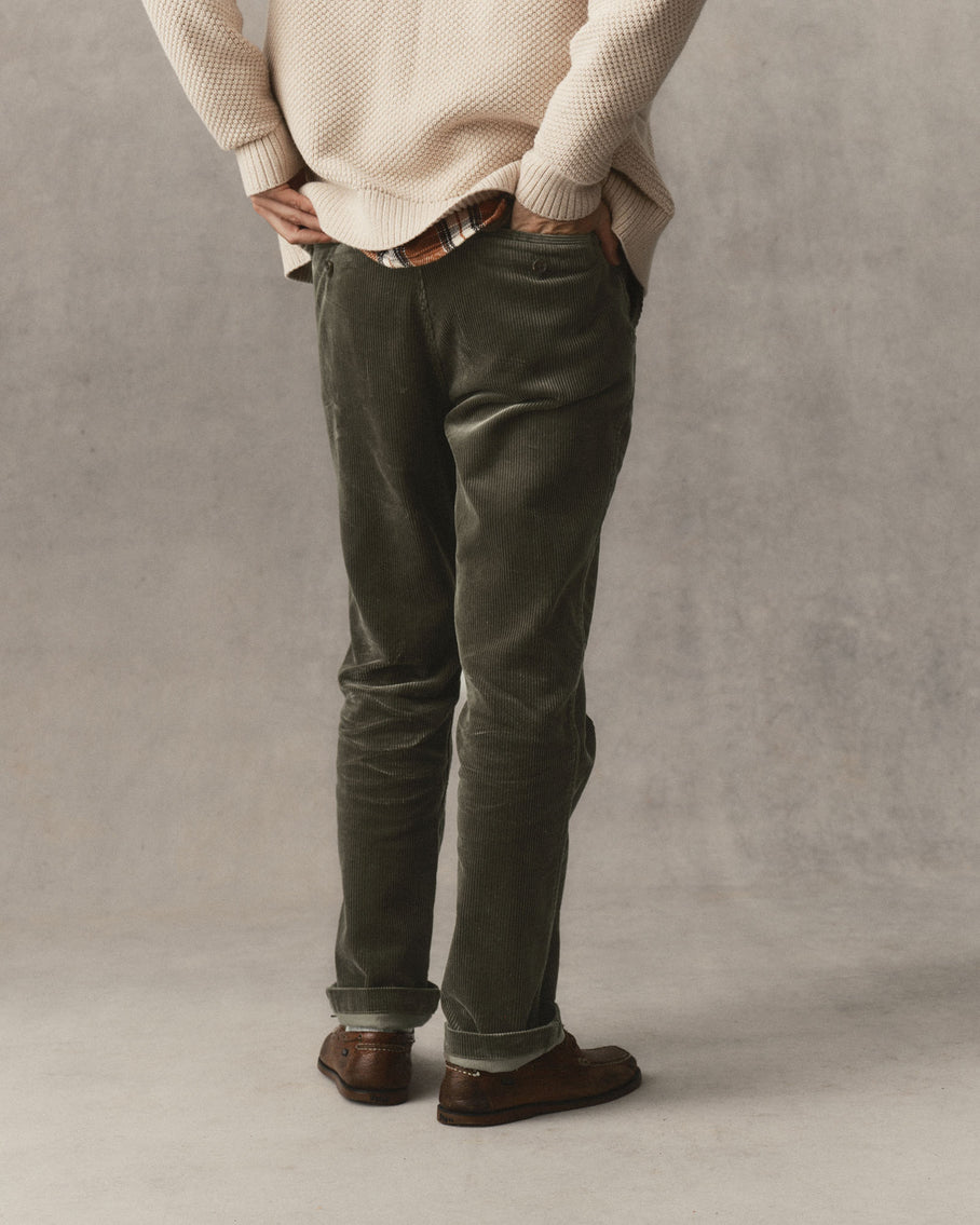 Taylor Stitch Roamer Pant Cords - Smoked Olive Men's Bottoms - Sloane Boutique