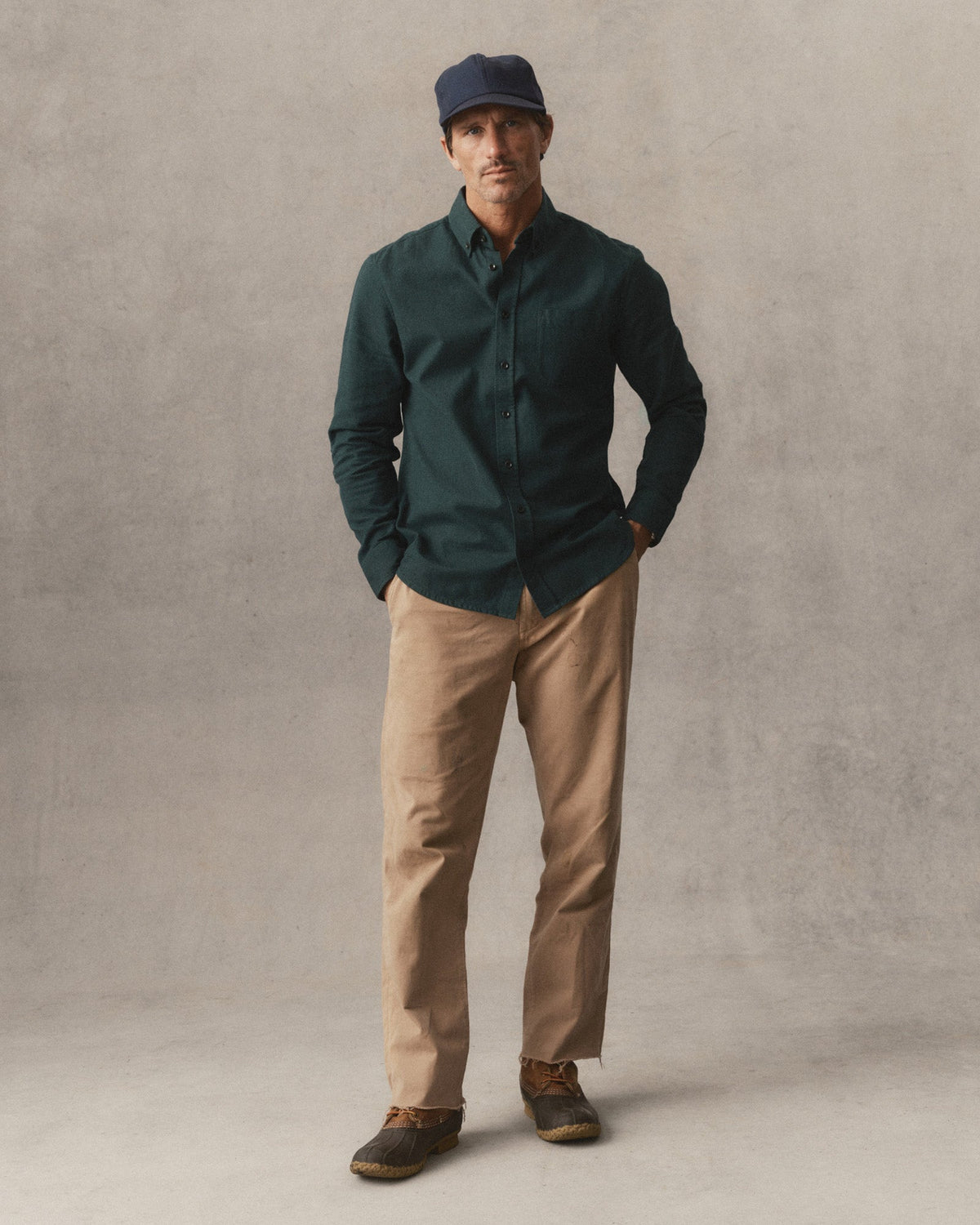 Taylor Stitch The Jack Houndstooth - Spruce Men's Tops - Sloane Boutique