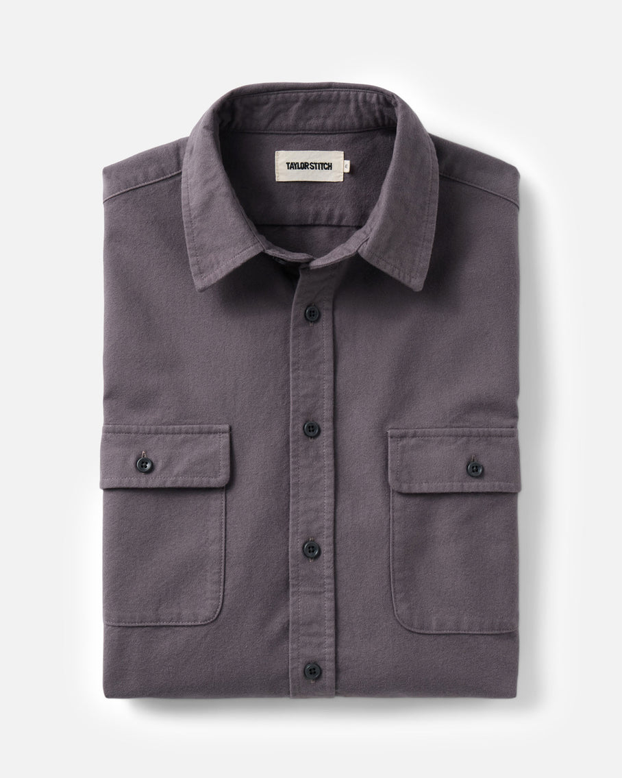 Taylor Stitch Yosemite Shirt- Dried Plum Men's Tops - Sloane Boutique