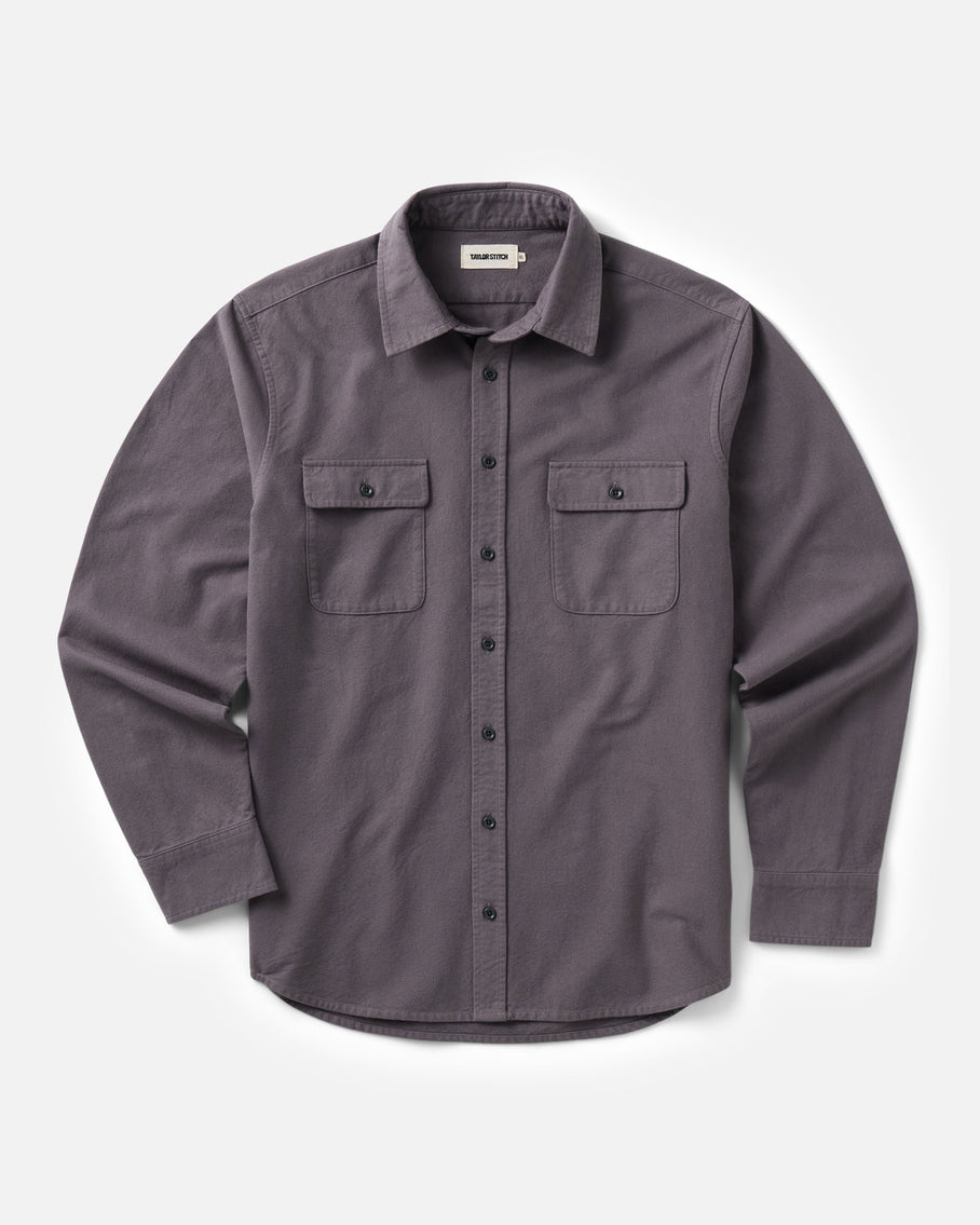 Taylor Stitch Yosemite Shirt- Dried Plum Men's Tops - Sloane Boutique