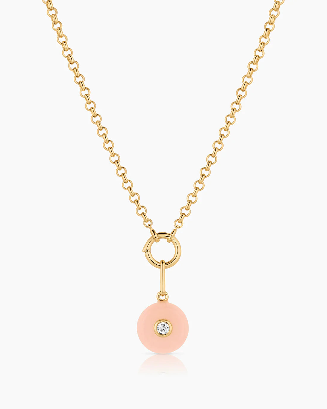 Thatch Bon Bon Charm - Pink Jade Jewelry - Sloane Boutique