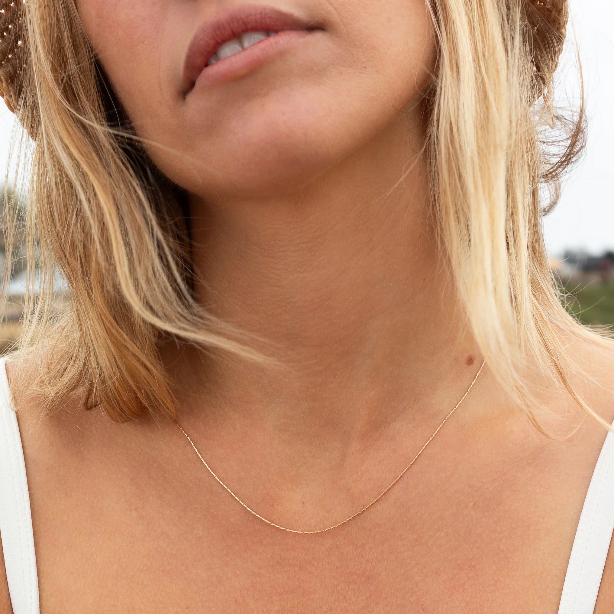 THATCH Catalina Snake Chain Necklace - Gold Jewelry - Sloane Boutique