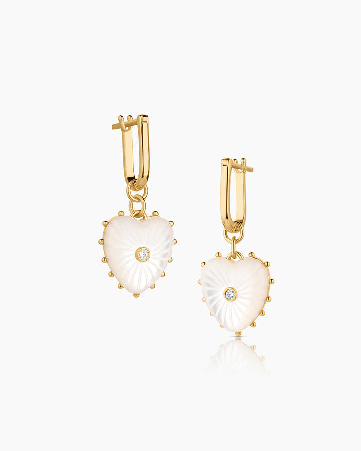 Thatch Isabel Heart Earring - MOP Jewelry - Sloane Boutique