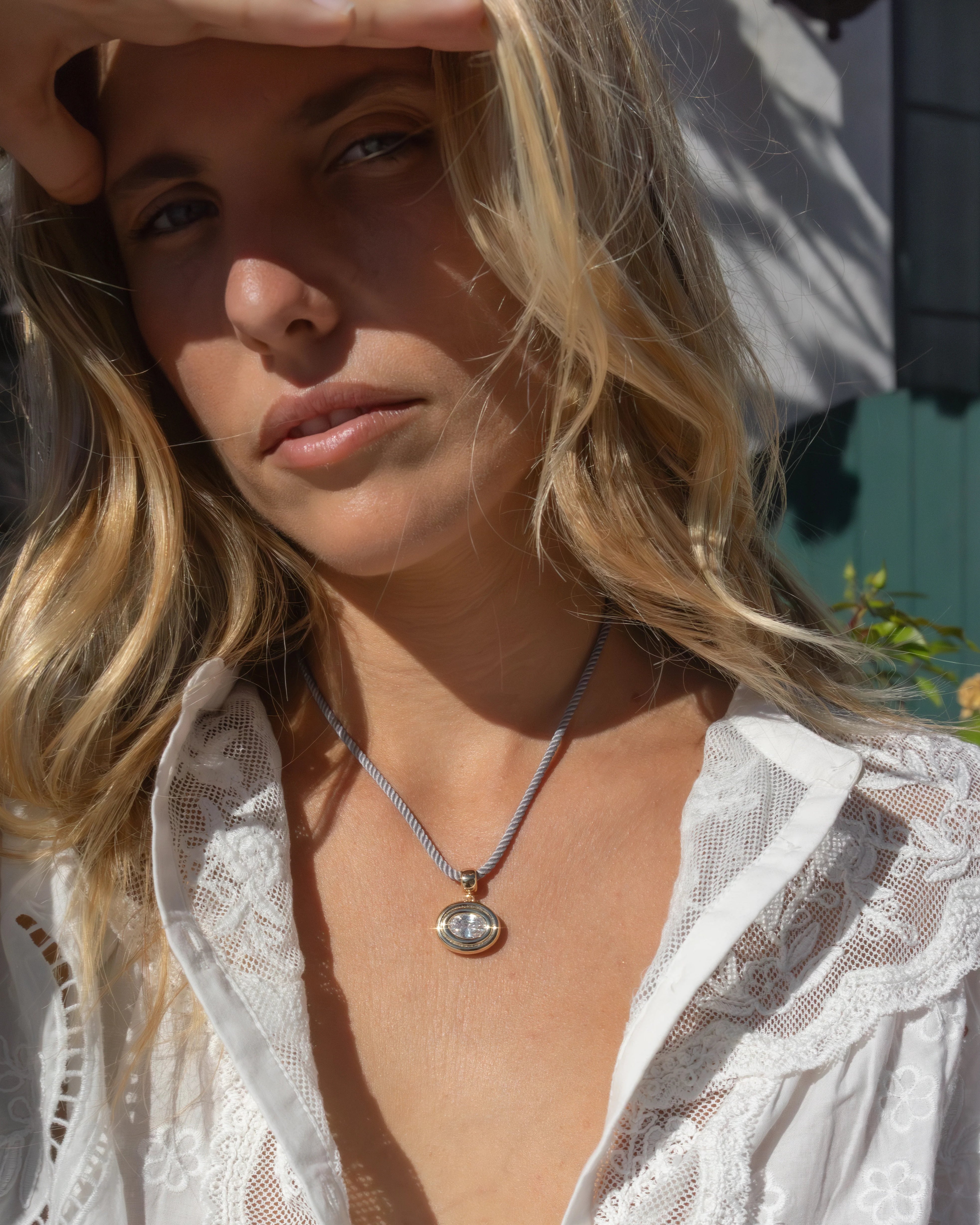 Thatch Jewelry Coco Silk Cord Necklace - Cloud Jewelry - Sloane Boutique