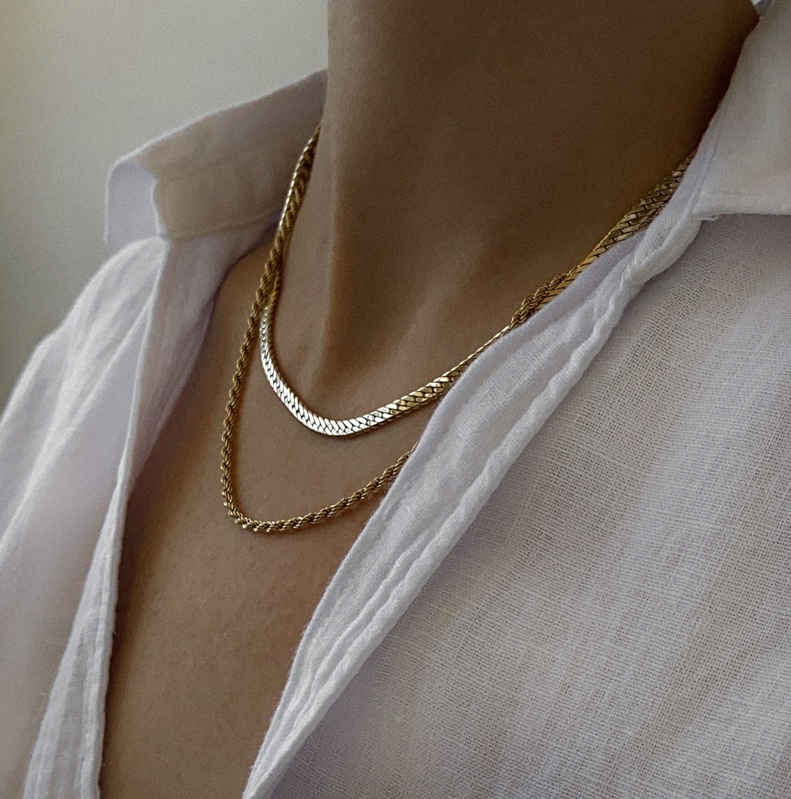 Thatch Jewelry Mini Bowie Rope Chain - 14k Gold Plate Jewelry - Sloane Boutique