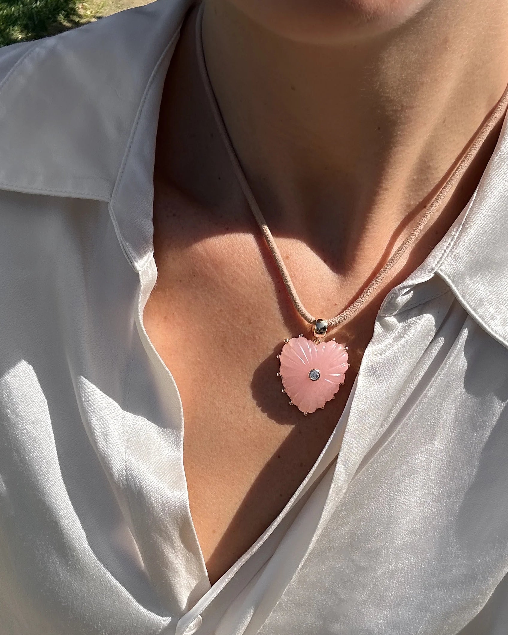 Thatch Jewelry Rya Leather Cord Necklace - Sand Jewelry - Sloane Boutique