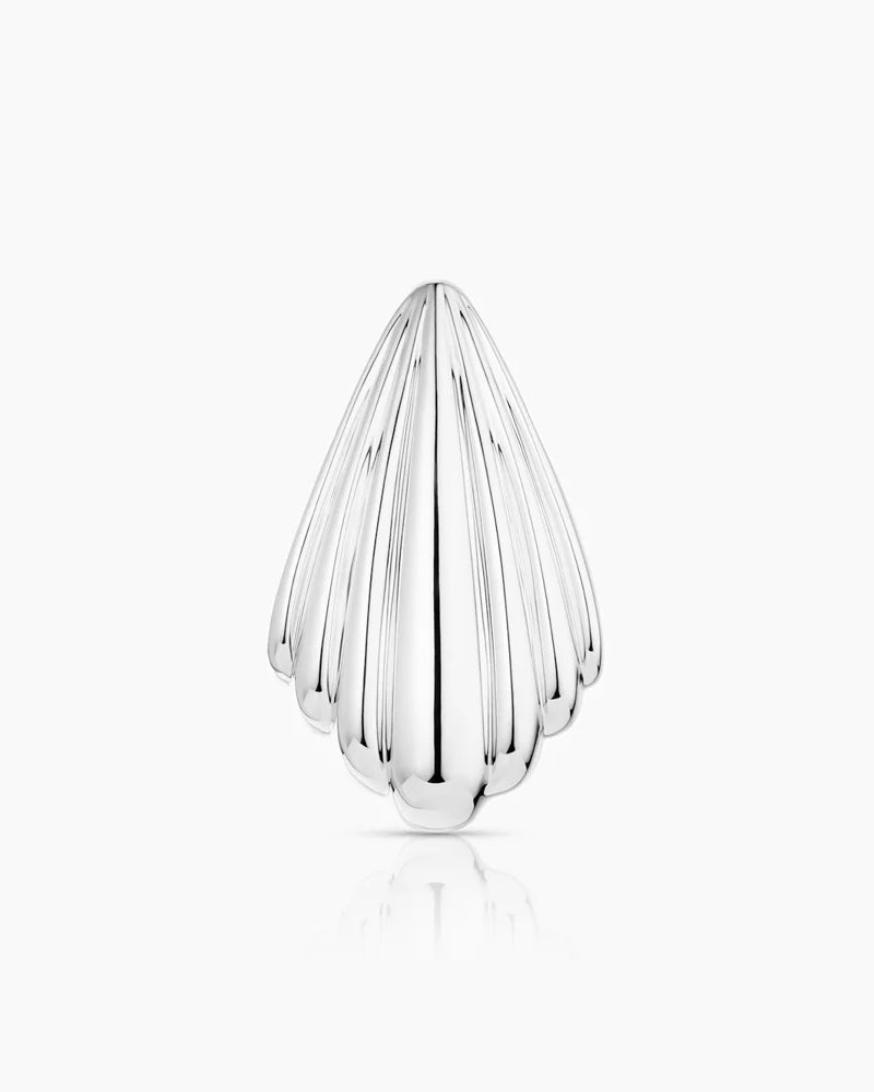 THATCH La Sirena Shell Charm - Rhodium Jewelry - Sloane Boutique