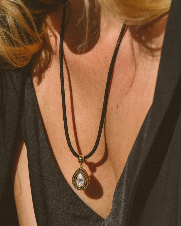 Thatch Starlet Teardrop Pendant - CZ Jewelry - Sloane Boutique