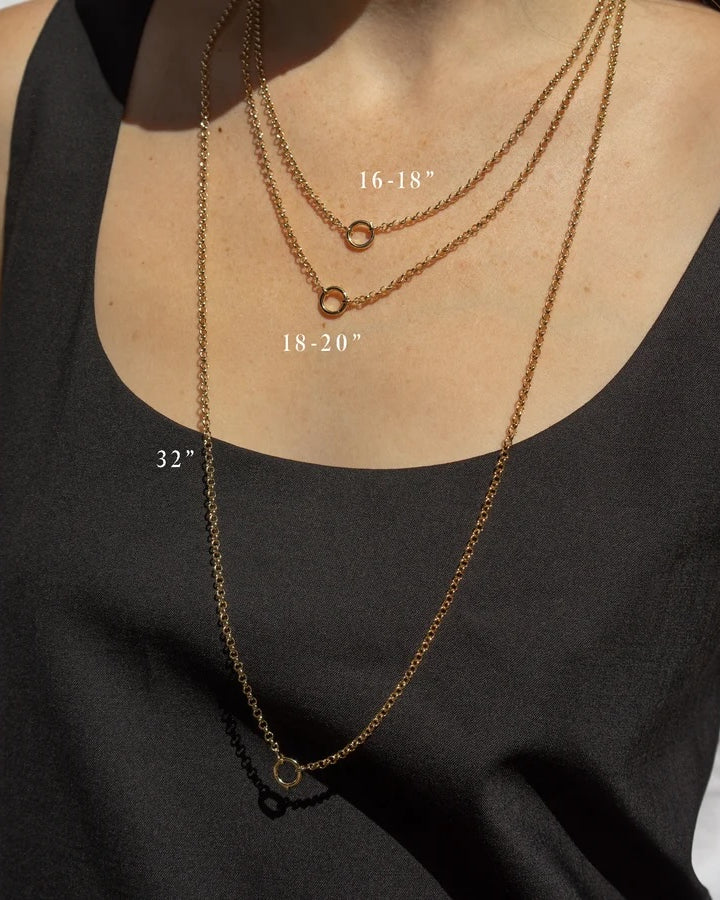 Thatch Vienna Rolo Charm Necklace - Gold Jewelry - Sloane Boutique