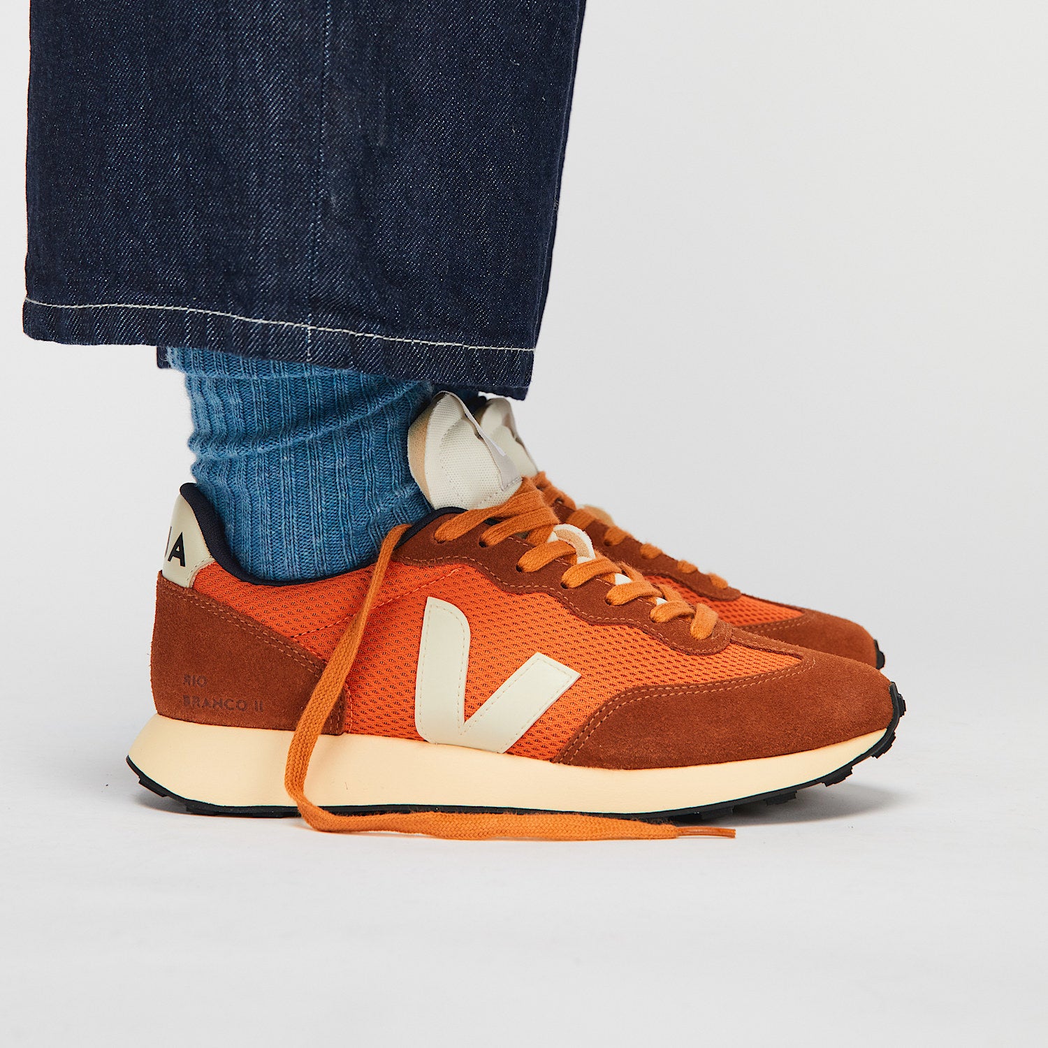 Veja Rio Branco II - Pumpkin/Pierre Men's Shoes - Sloane Boutique