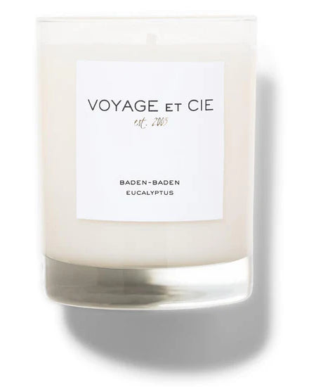 Voyage Et Cie Highball Candle - Eucalyptus / Baden-Baden Fragrance - Sloane Boutique