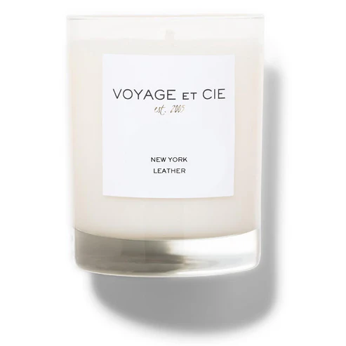 Voyage Et Cie Highball Candle - Leather / New York Fragrance - Sloane Boutique
